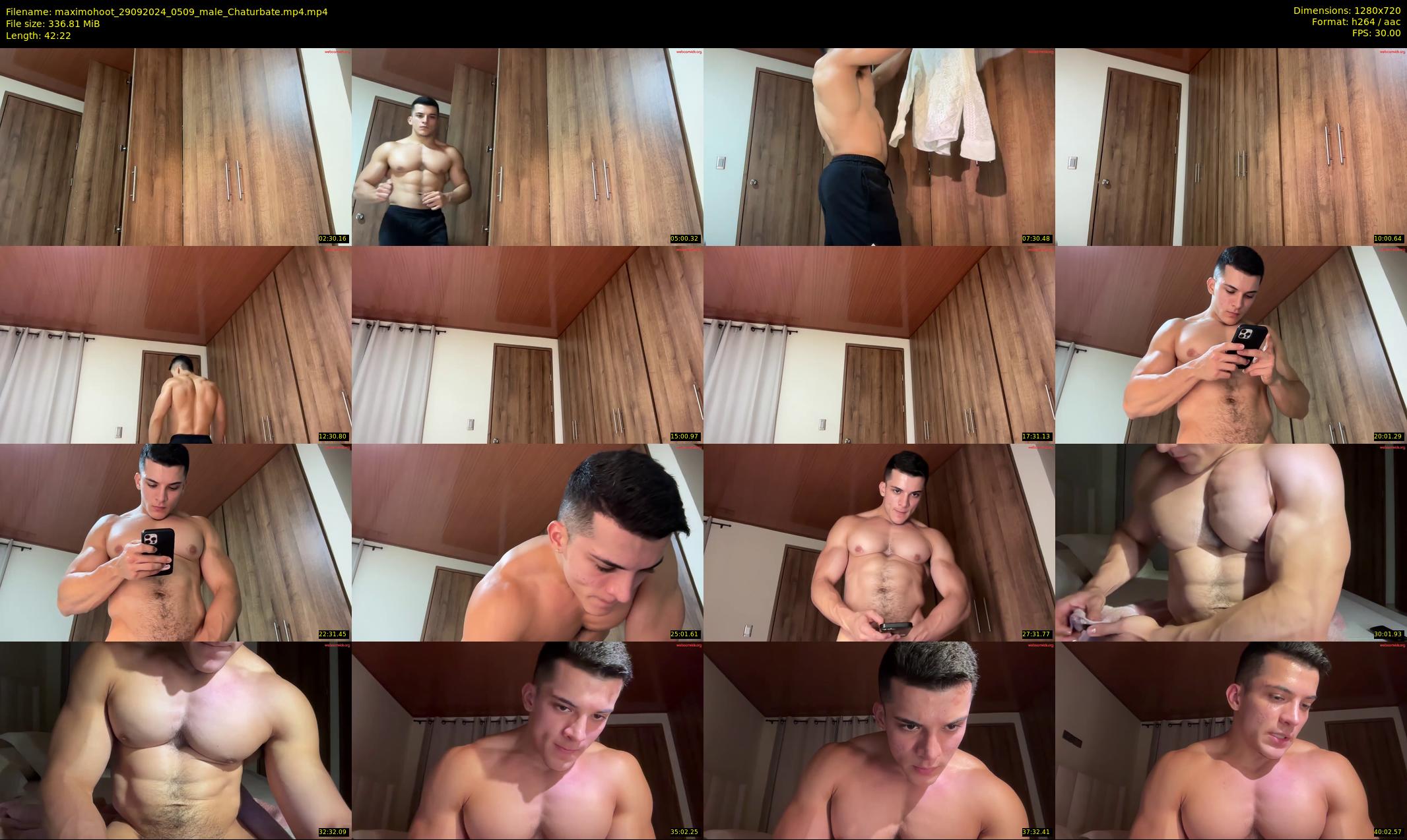 maximohoot — 43 minute Chaturbate male cam show recording, 720p, Sep 29, 2024