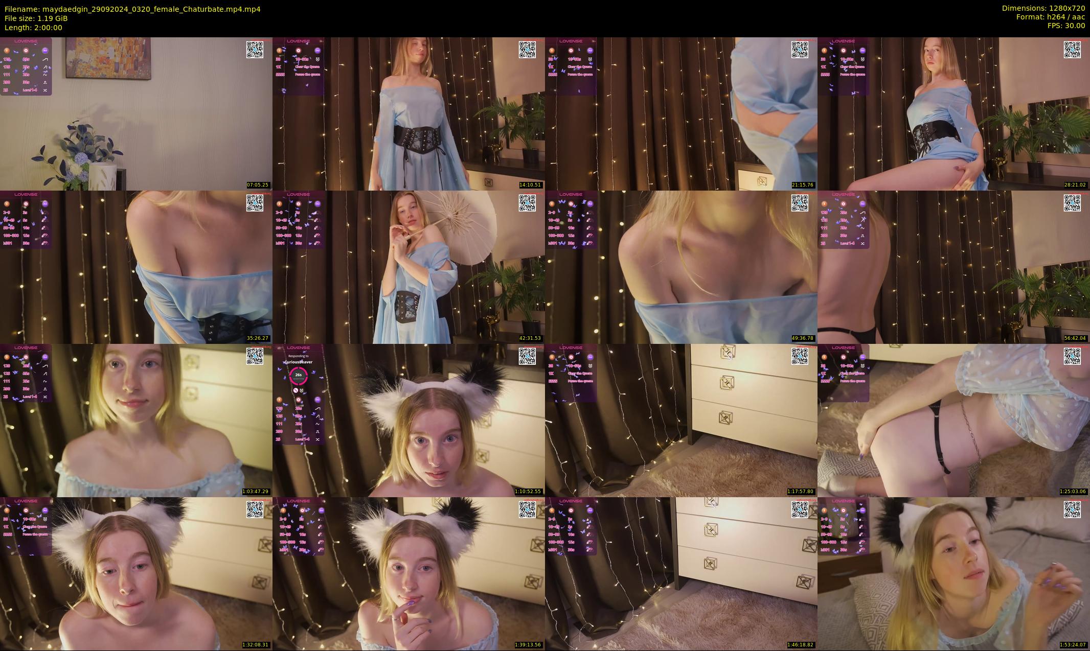 maydaedgin — 120 minute Chaturbate female cam show recording, 720p, Sep 29, 2024