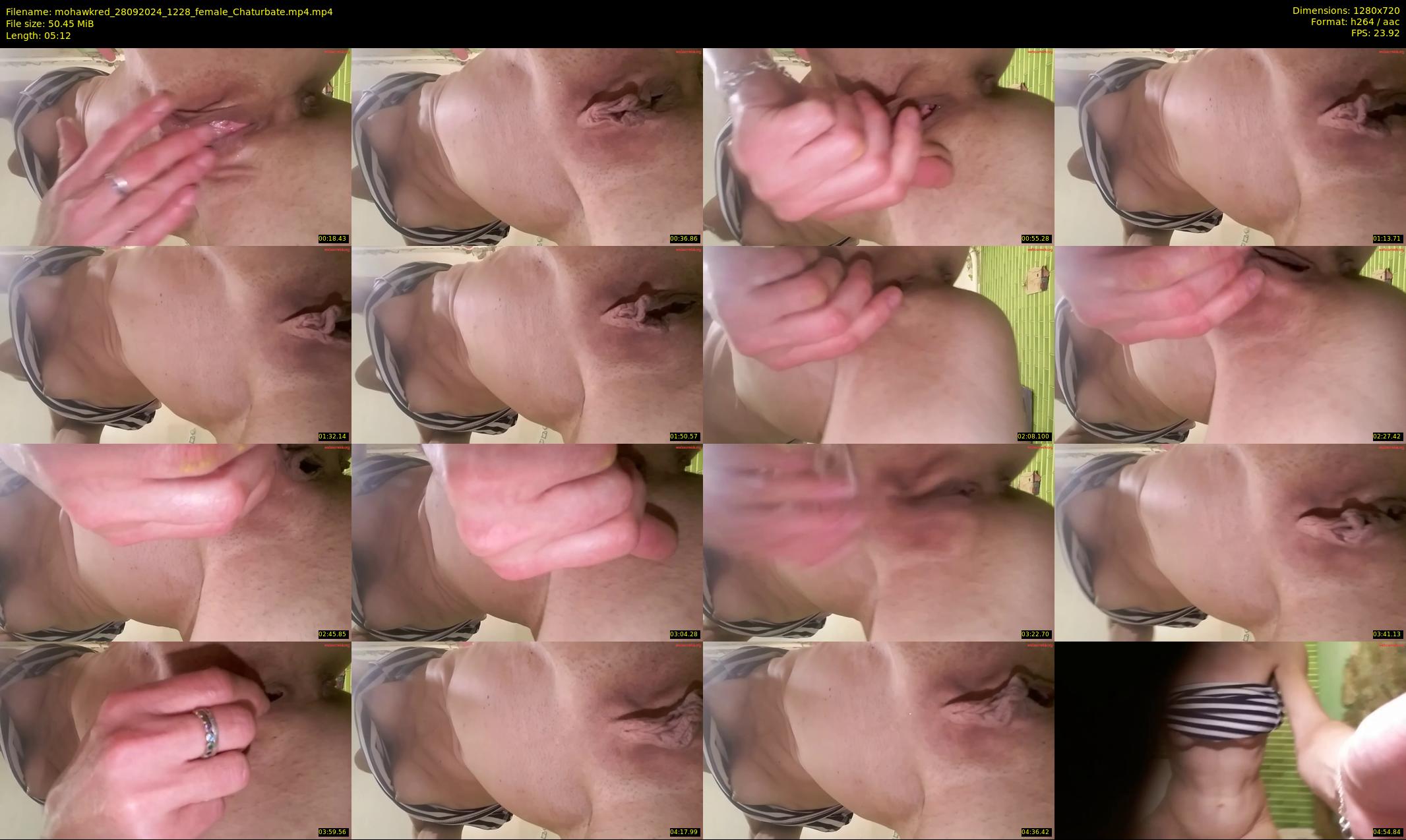 mohawkred — 6 minute Chaturbate female cam show recording, 720p, Sep 28, 2024