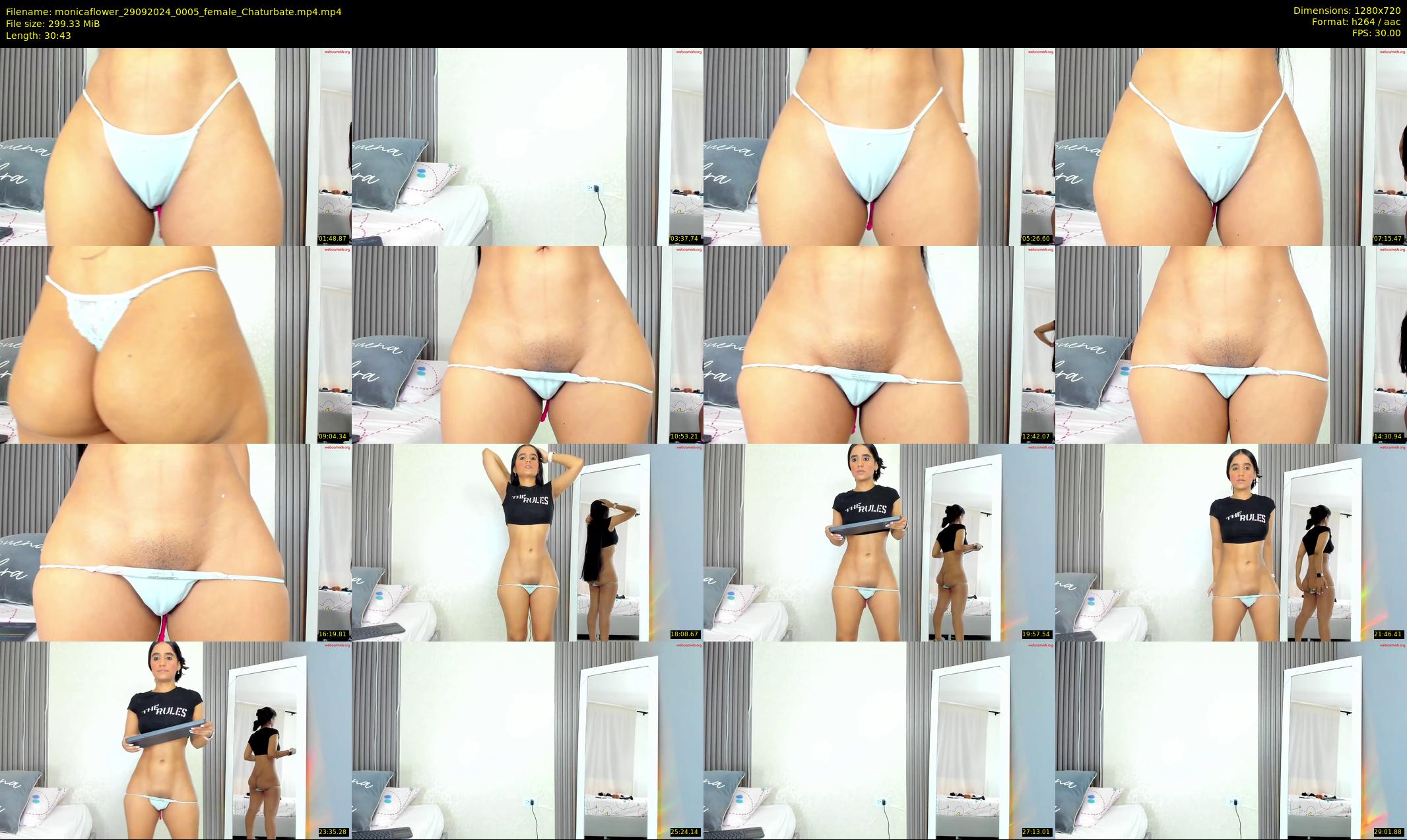 monicaflower — 31 minute Chaturbate female cam show recording, 720p, Sep 29, 2024