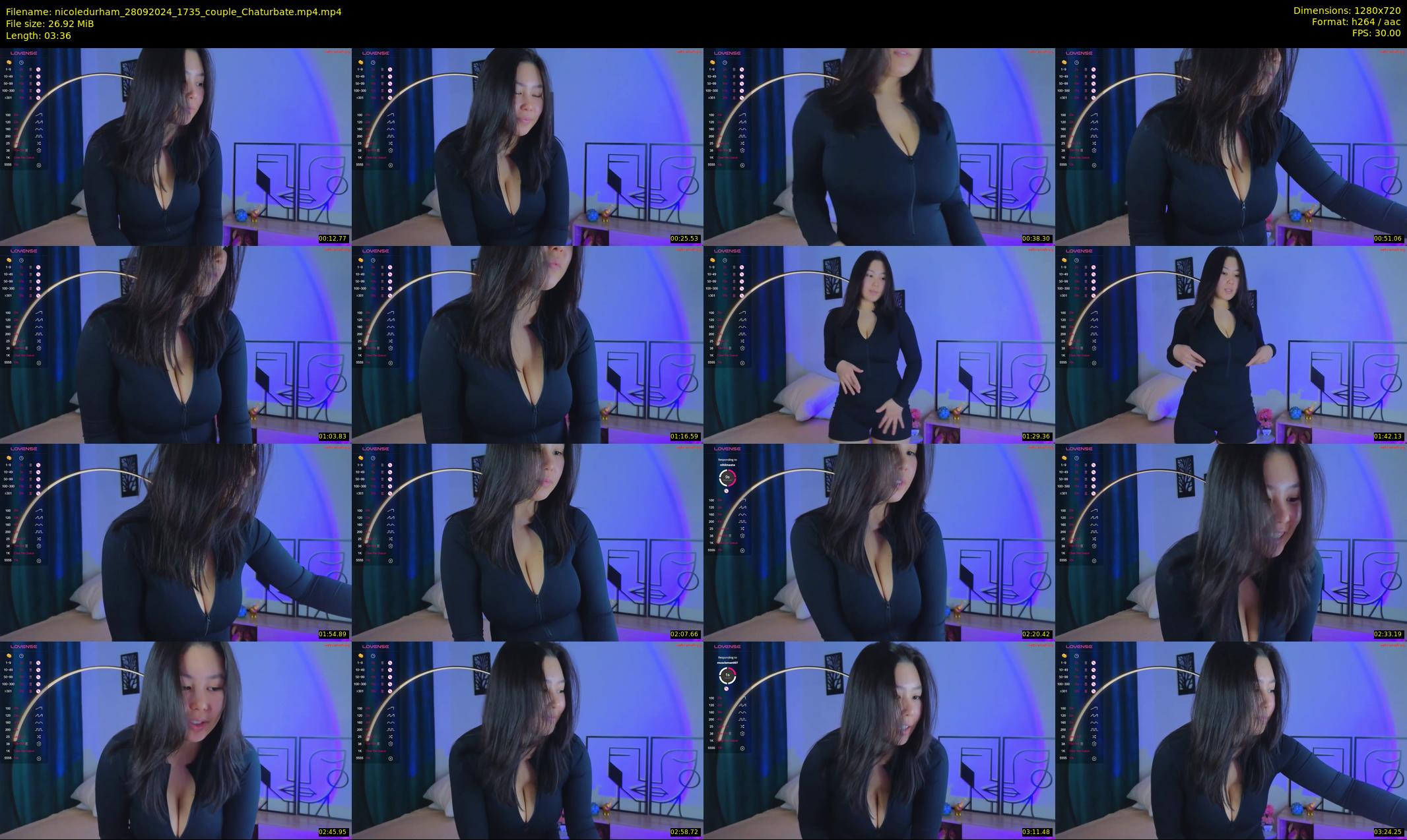 nicoledurham — 4 minute Chaturbate female cam show recording, 720p, Sep 28, 2024