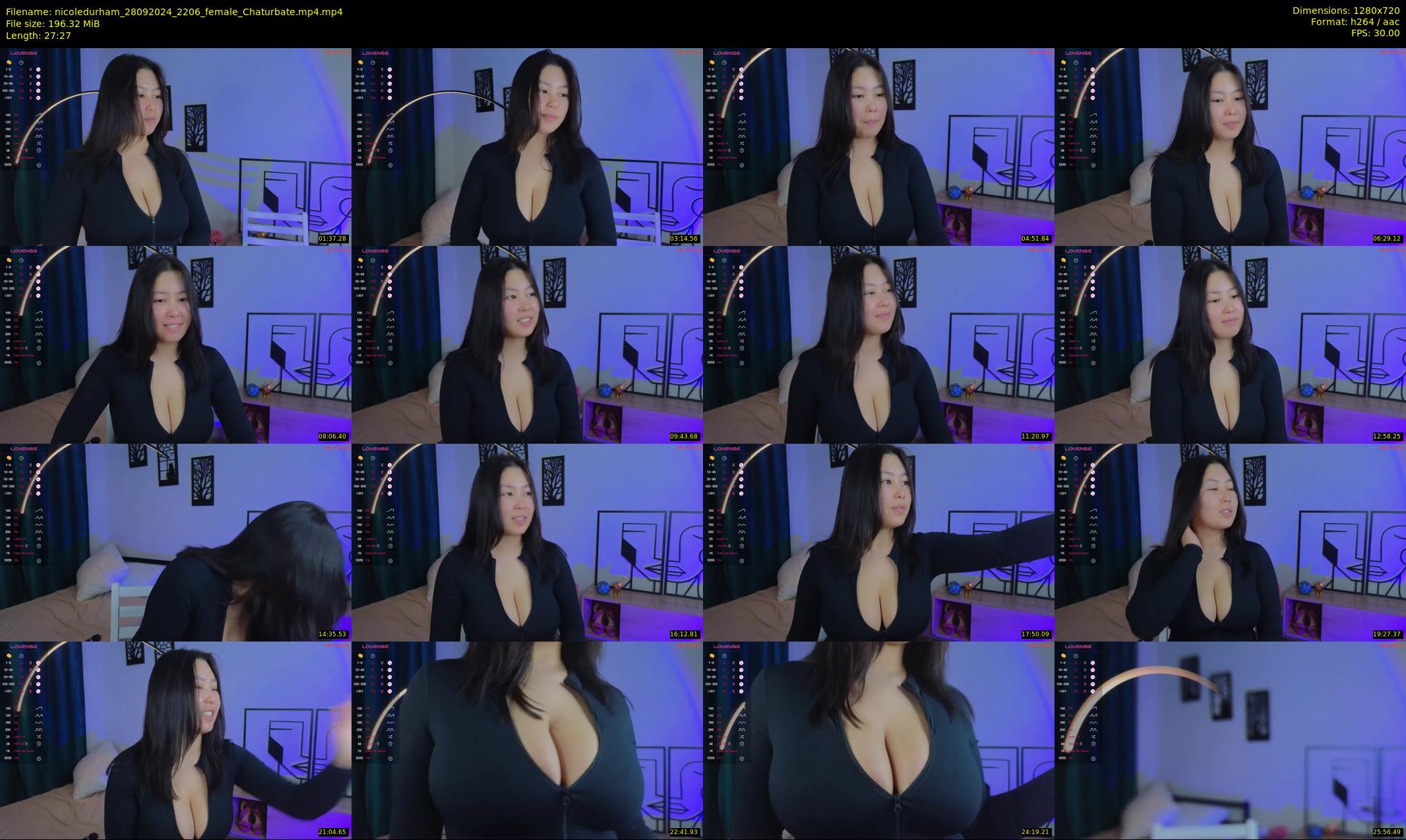 nicoledurham — 28 minute Chaturbate female cam show recording, 720p, Sep 28, 2024