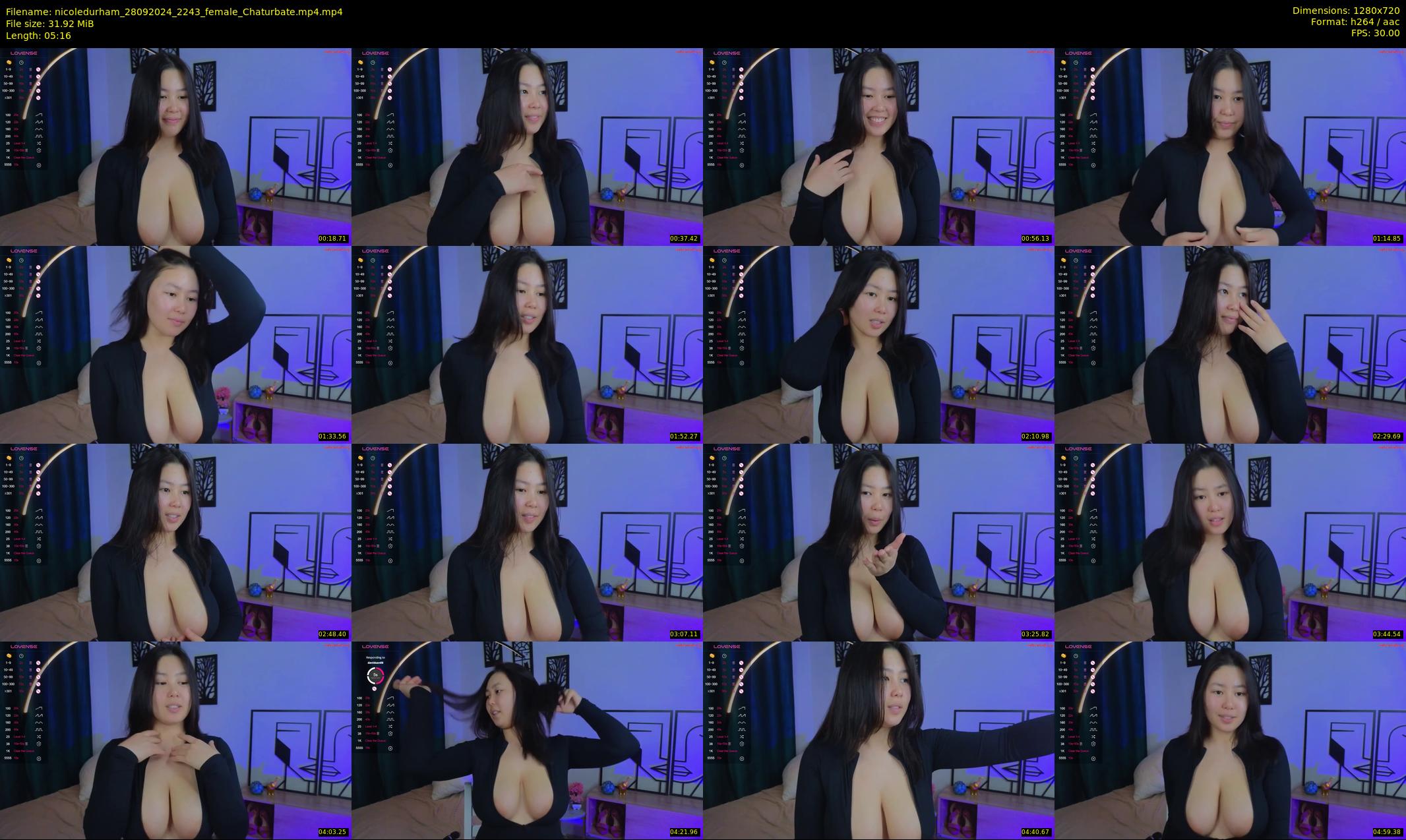 nicoledurham — 6 minute Chaturbate female cam show recording, 720p, Sep 28, 2024