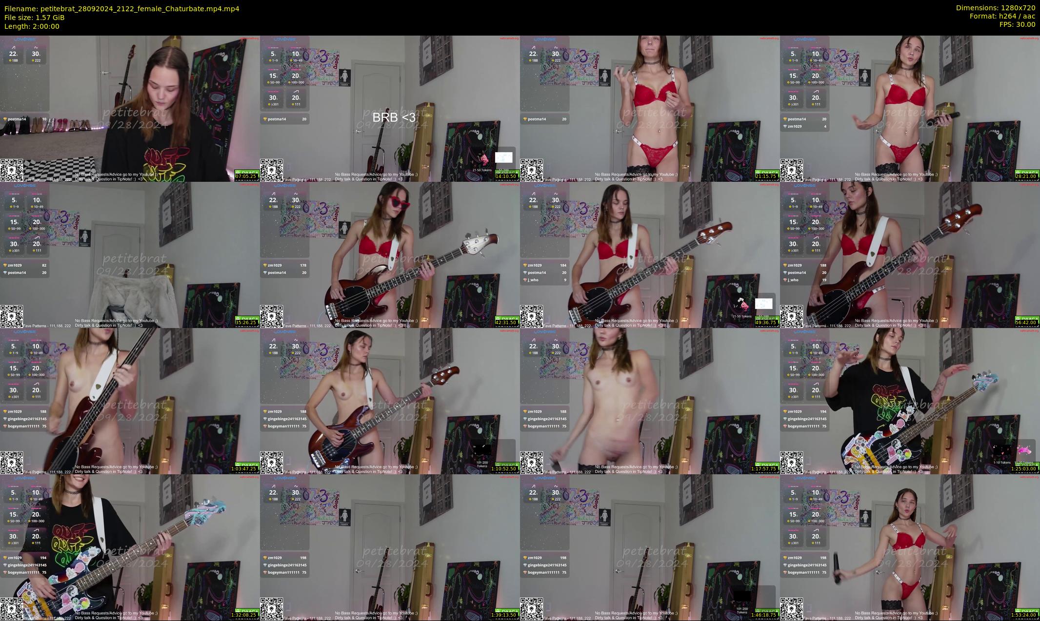 petitebrat — 120 minute Chaturbate female cam show recording, 720p, Sep 28, 2024