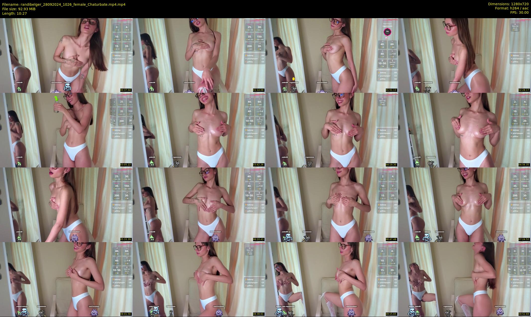 randibelger — 11 minute Chaturbate female cam show recording, 720p, Sep 28, 2024