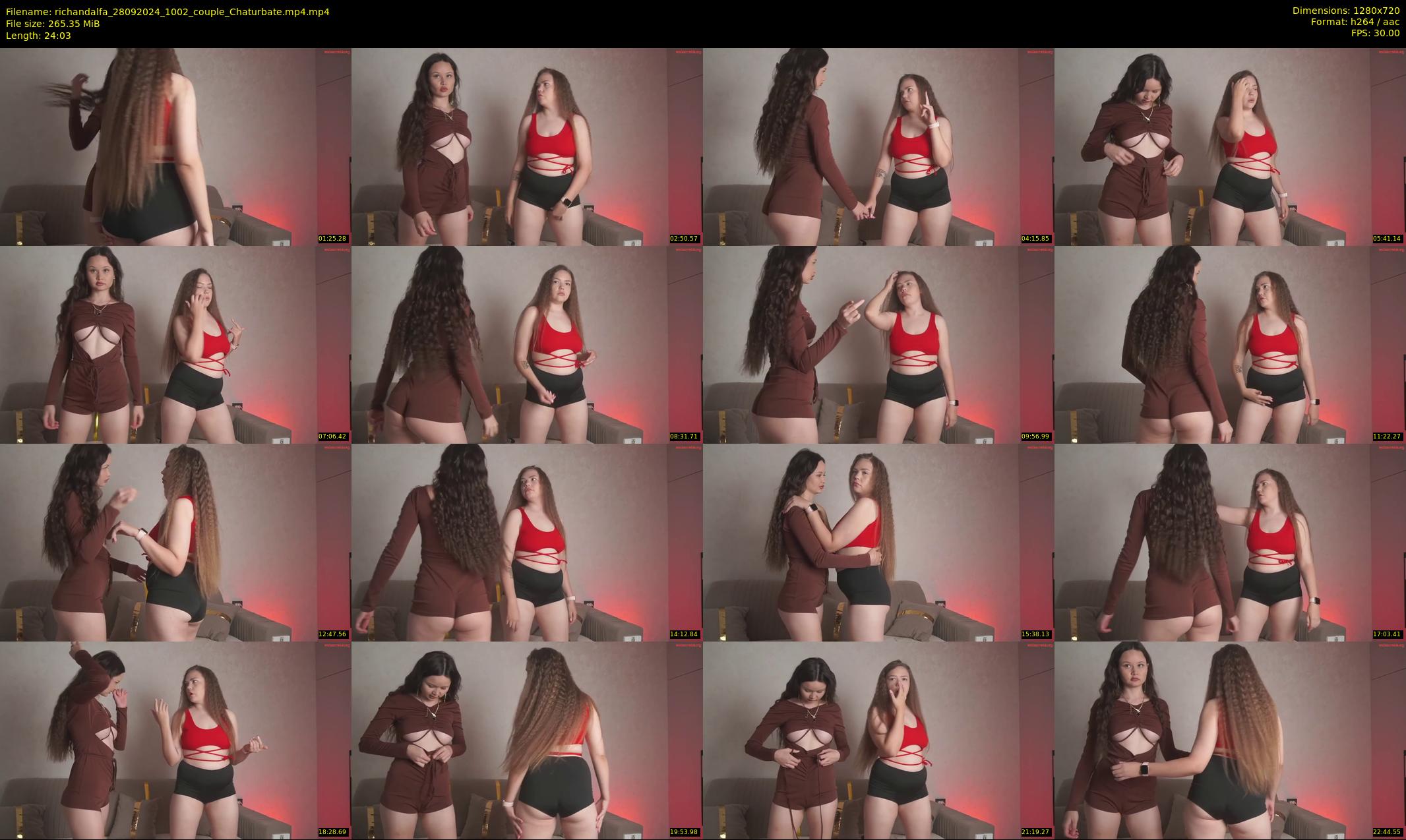 richandalfa — 25 minute Chaturbate couple cam show recording, 720p, Sep 28, 2024