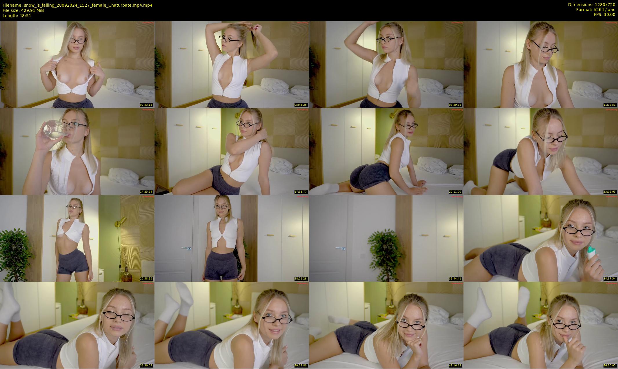 snow_is_falling — 49 minute Chaturbate female cam show recording, 720p, Sep 28, 2024