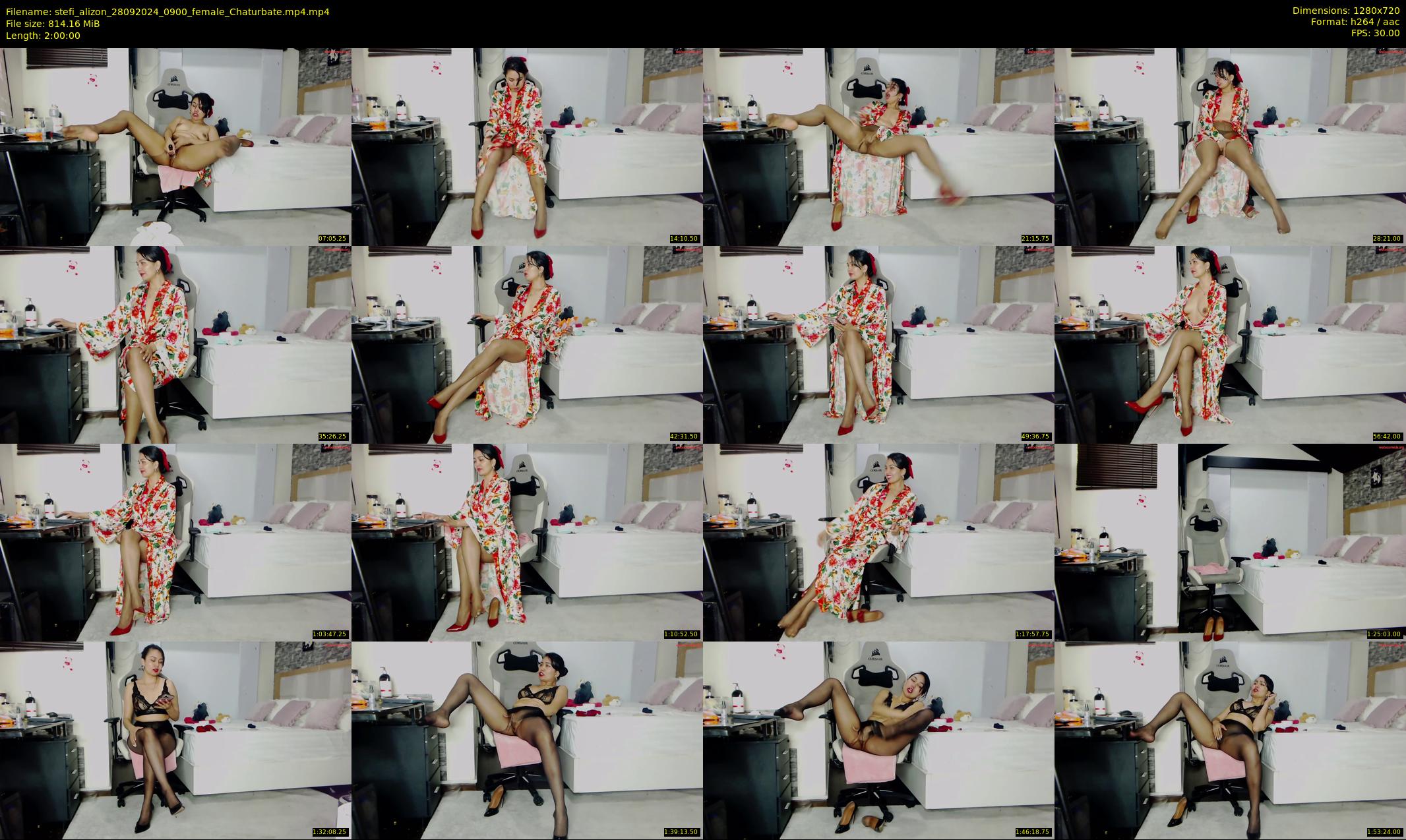 stefi_alizon — 120 minute Chaturbate female cam show recording, 720p, Sep 28, 2024
