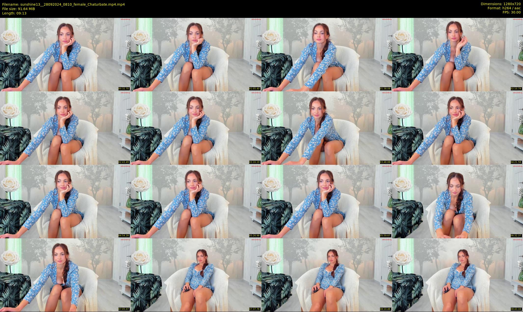 sunshine13_ — 10 minute Chaturbate female cam show recording, 720p, Sep 28, 2024
