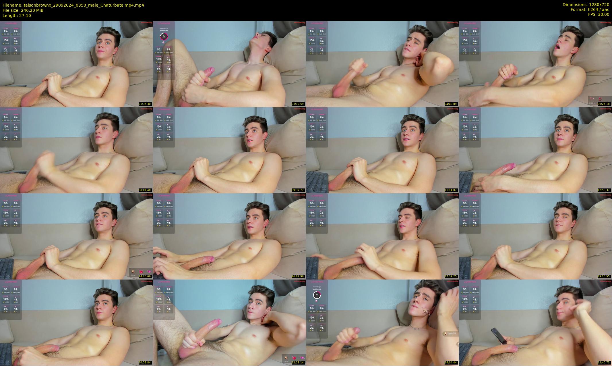 taisonbrownx — 28 minute Chaturbate male cam show recording, 720p, Sep 29, 2024