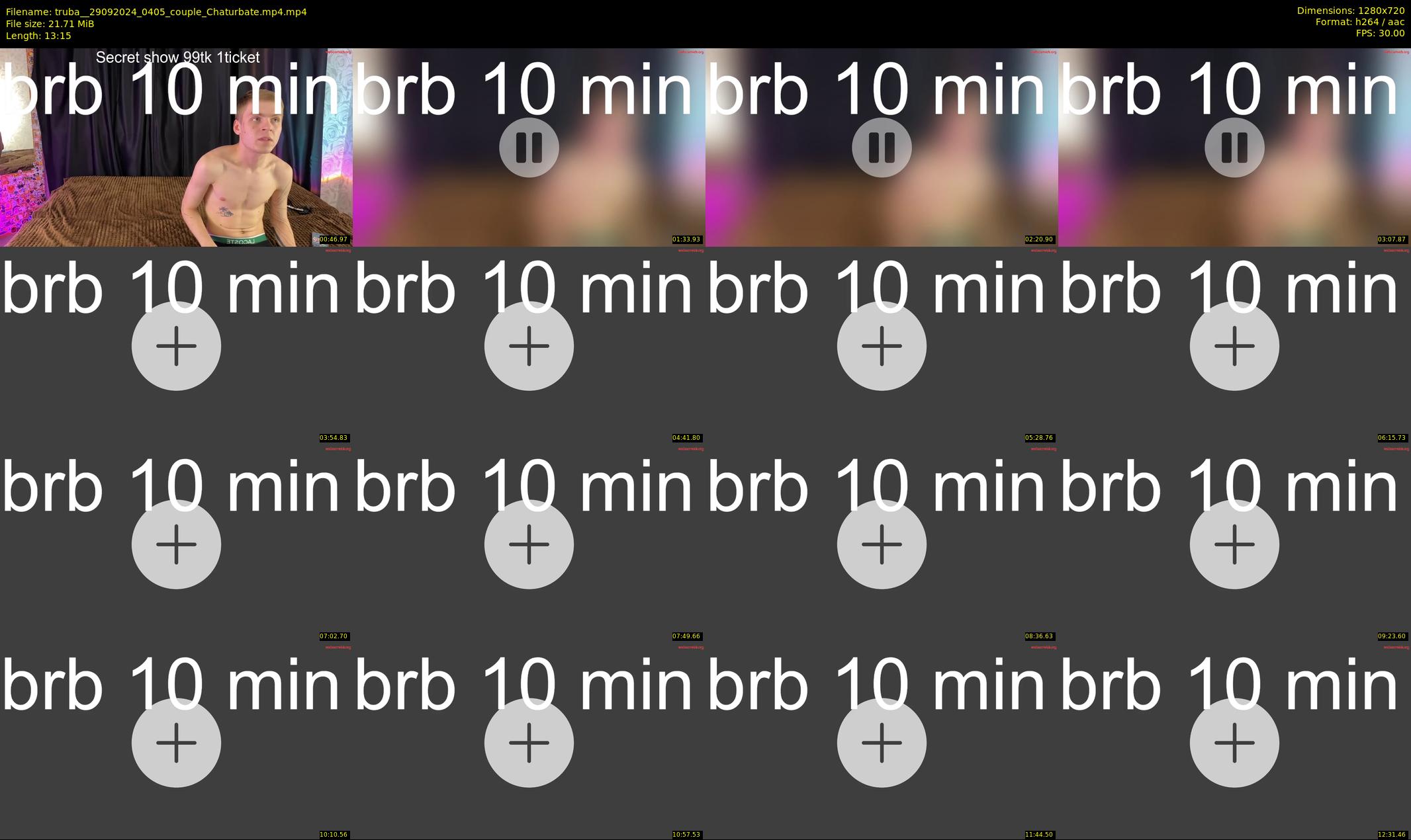 truba_ — 14 minute Chaturbate couple cam show recording, 720p, Sep 29, 2024