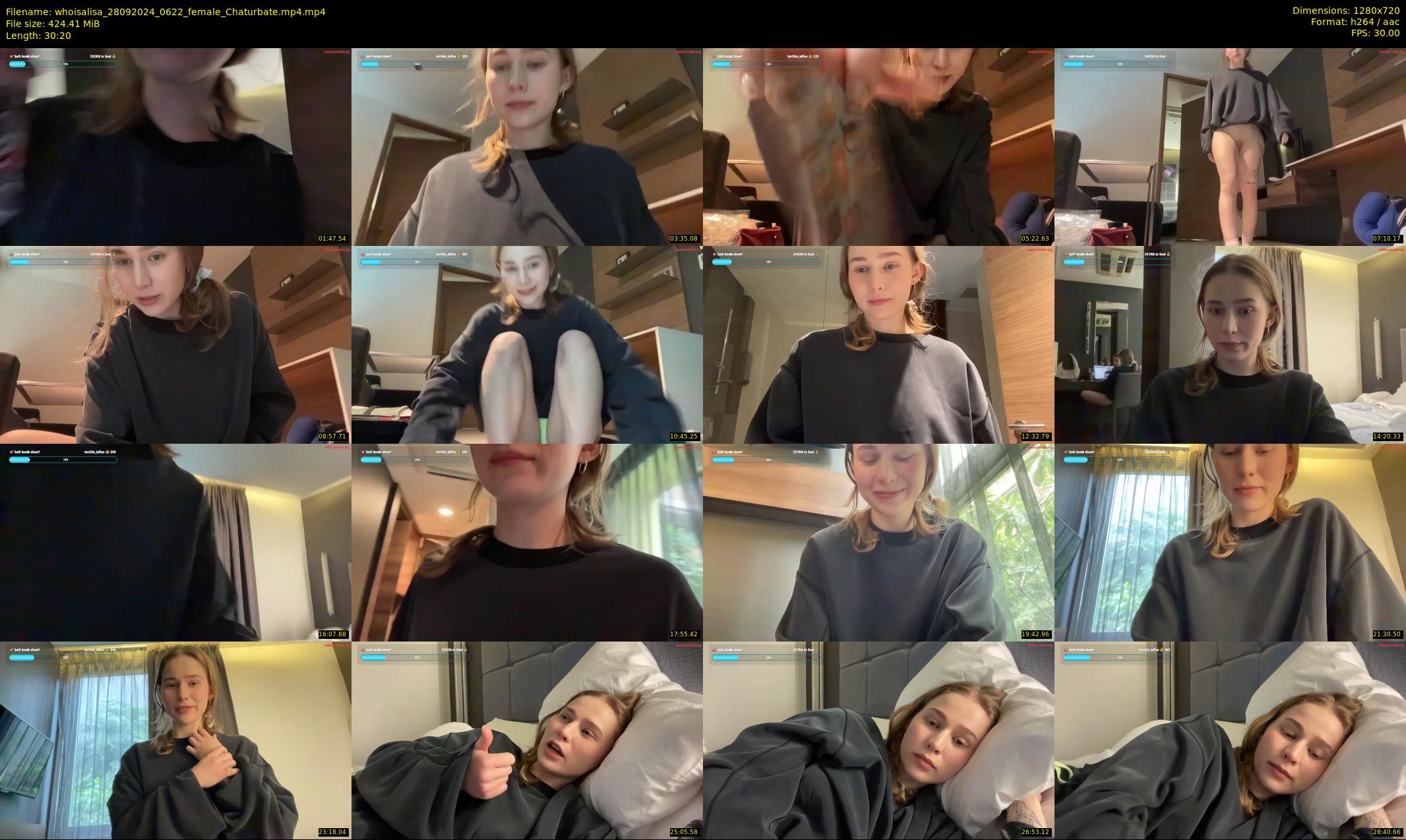 whoisalisa — 31 minute Chaturbate female cam show recording, 720p, Sep 28, 2024
