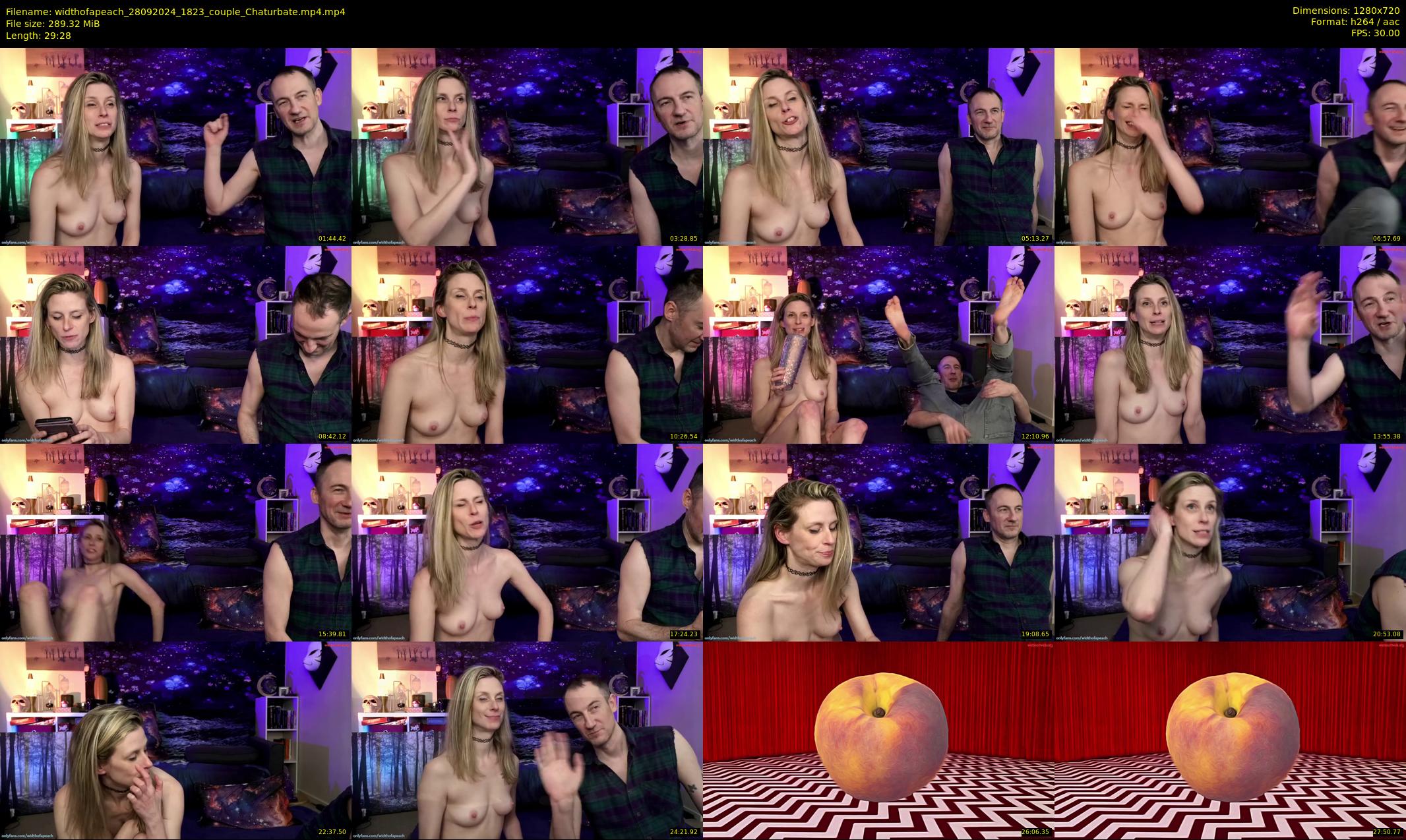 widthofapeach — 30 minute Chaturbate couple cam show recording, 720p, Sep 28, 2024
