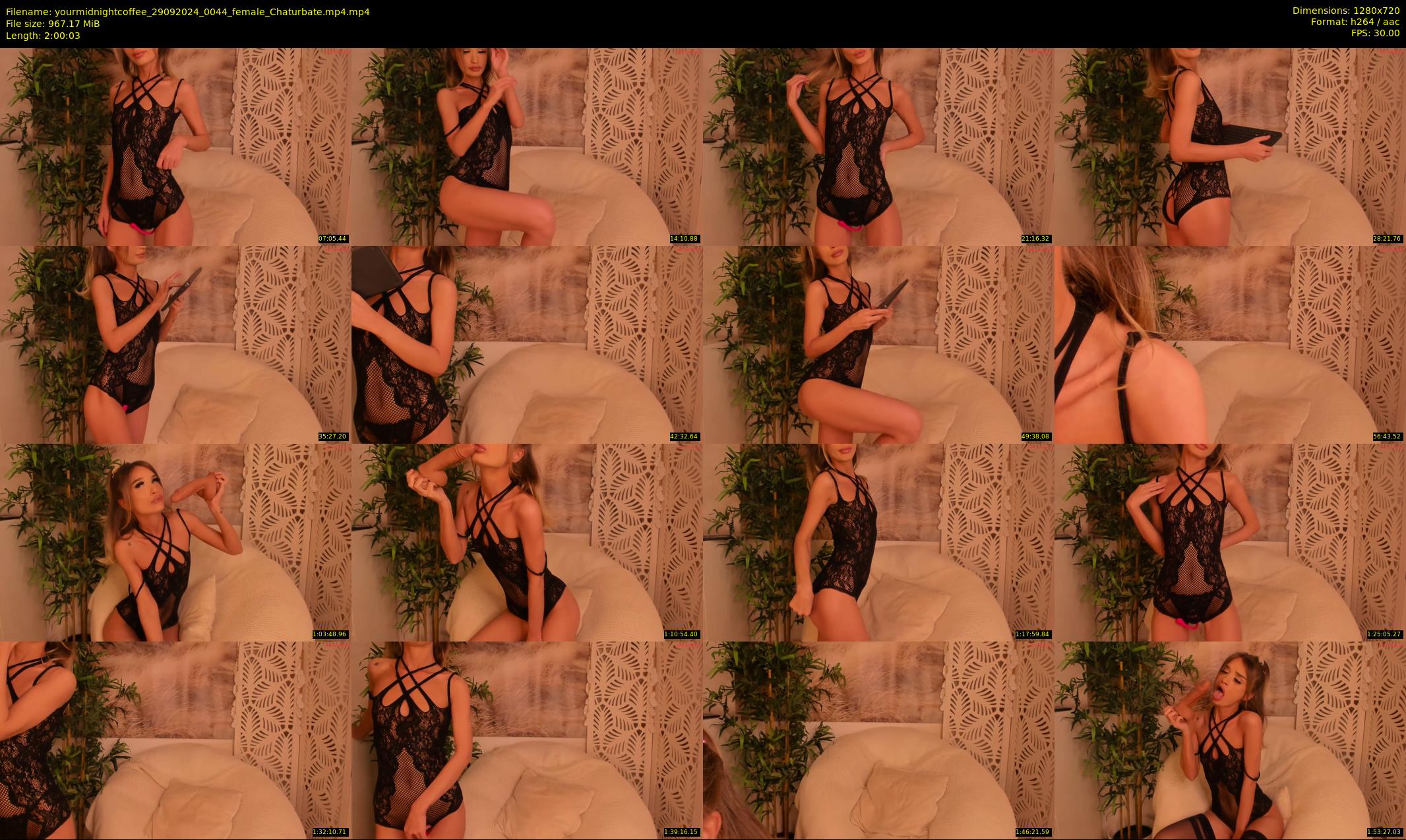 yourmidnightcoffee — 121 minute Chaturbate female cam show recording, 720p, Sep 29, 2024