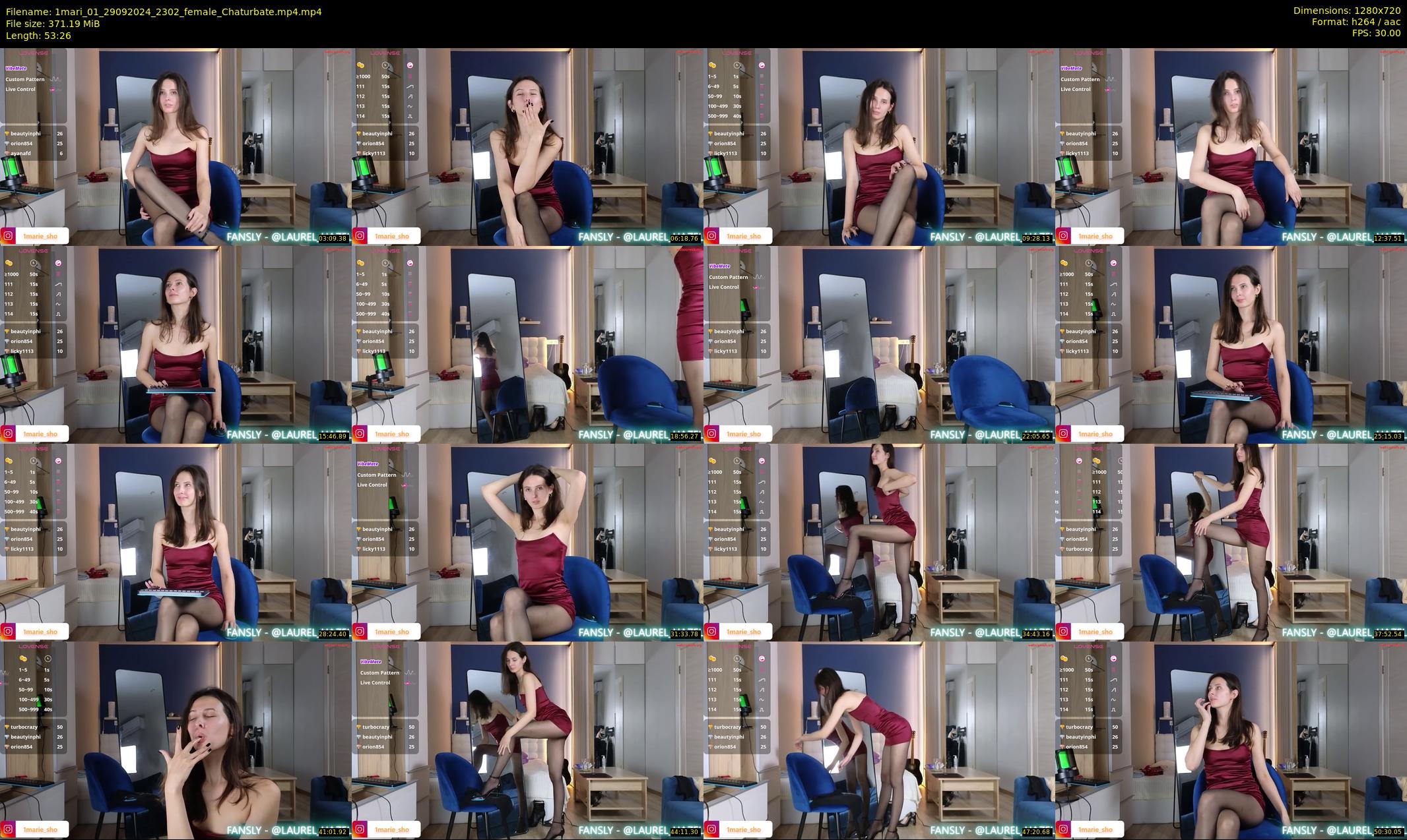 1mari_01 — 54 minute Chaturbate female cam show recording, 720p, Sep 29, 2024