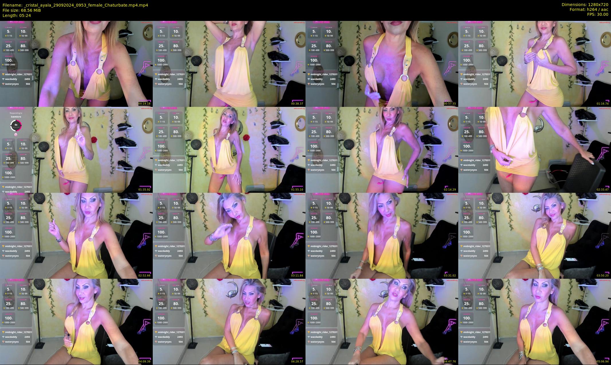 _cristal_ayala — 6 minute Chaturbate female cam show recording, 720p, Sep 29, 2024