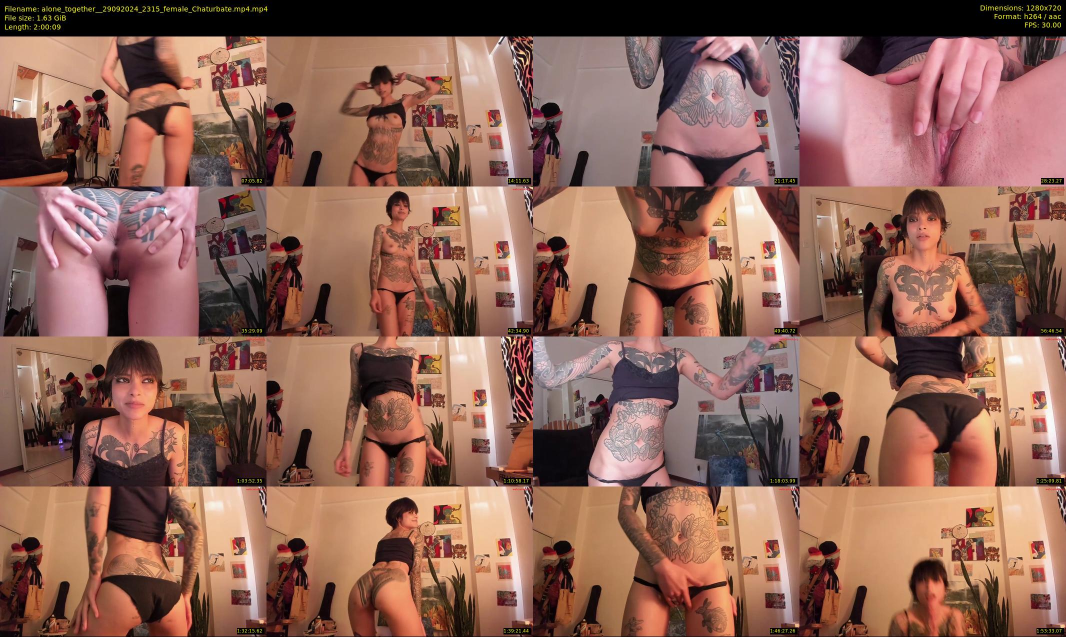 alone_together_ — 121 minute Chaturbate female cam show recording, 720p, Sep 29, 2024