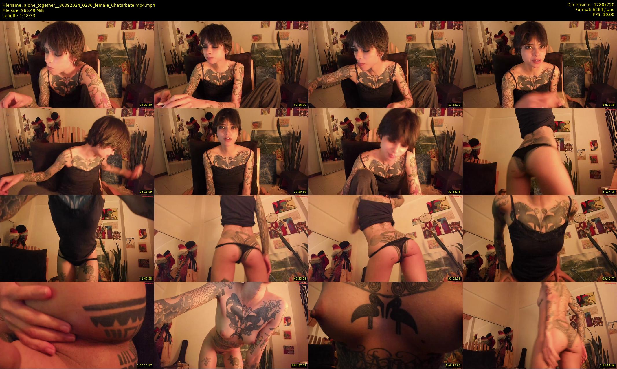 alone_together_ — 79 minute Chaturbate female cam show recording, 720p, Sep 30, 2024