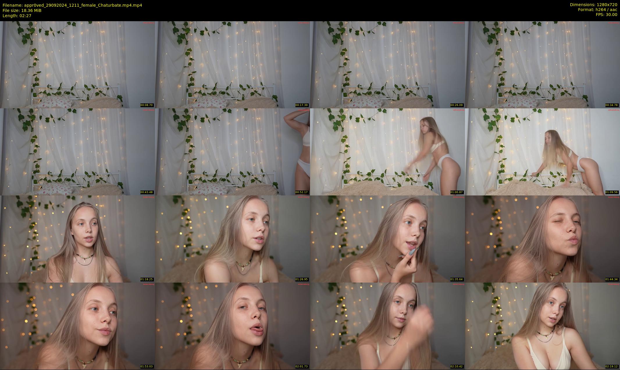appr0ved — 3 minute Chaturbate female cam show recording, 720p, Sep 29, 2024