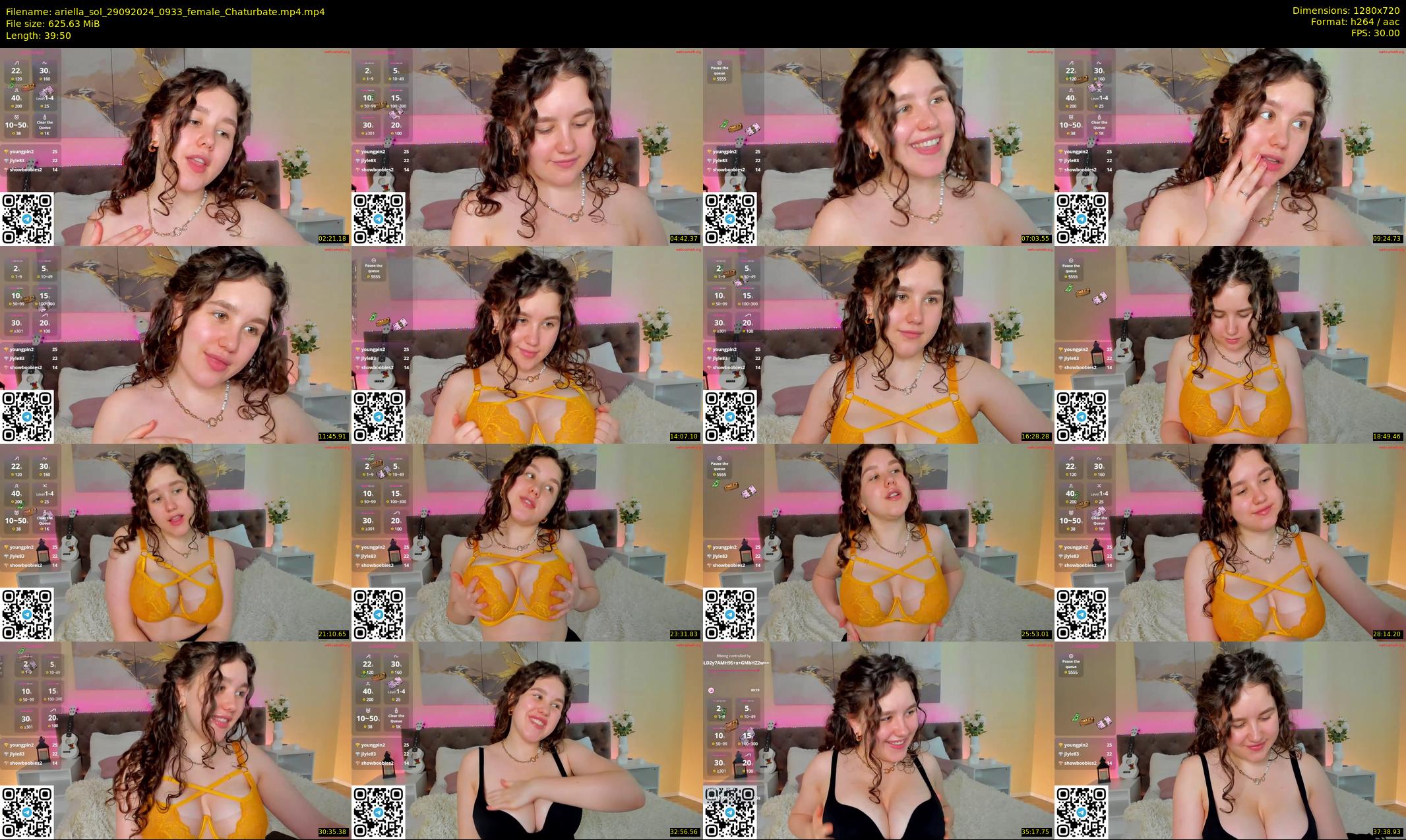 ariella_sol — 40 minute Chaturbate female cam show recording, 720p, Sep 29, 2024
