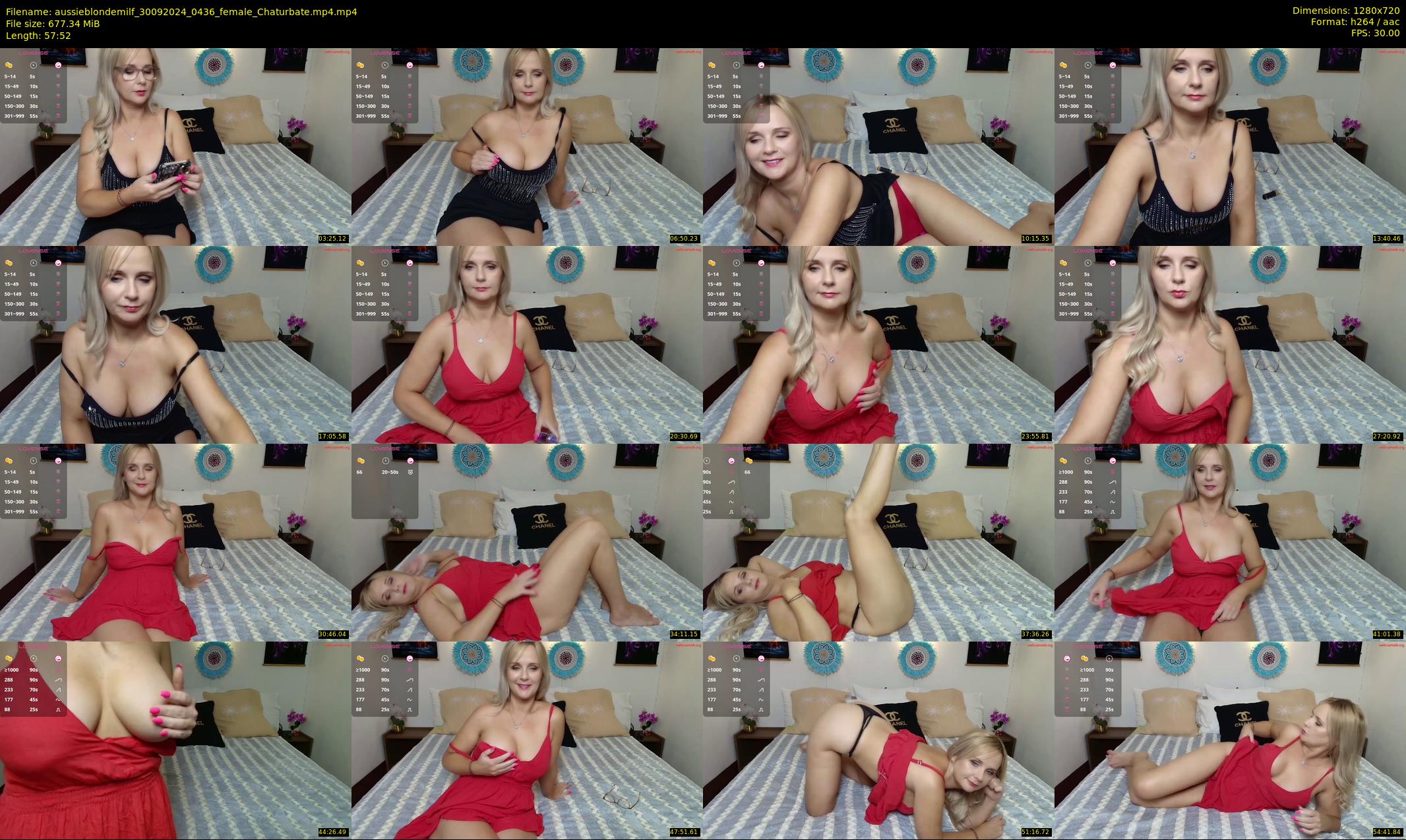 aussieblondemilf — 58 minute Chaturbate female cam show recording, 720p, Sep 30, 2024