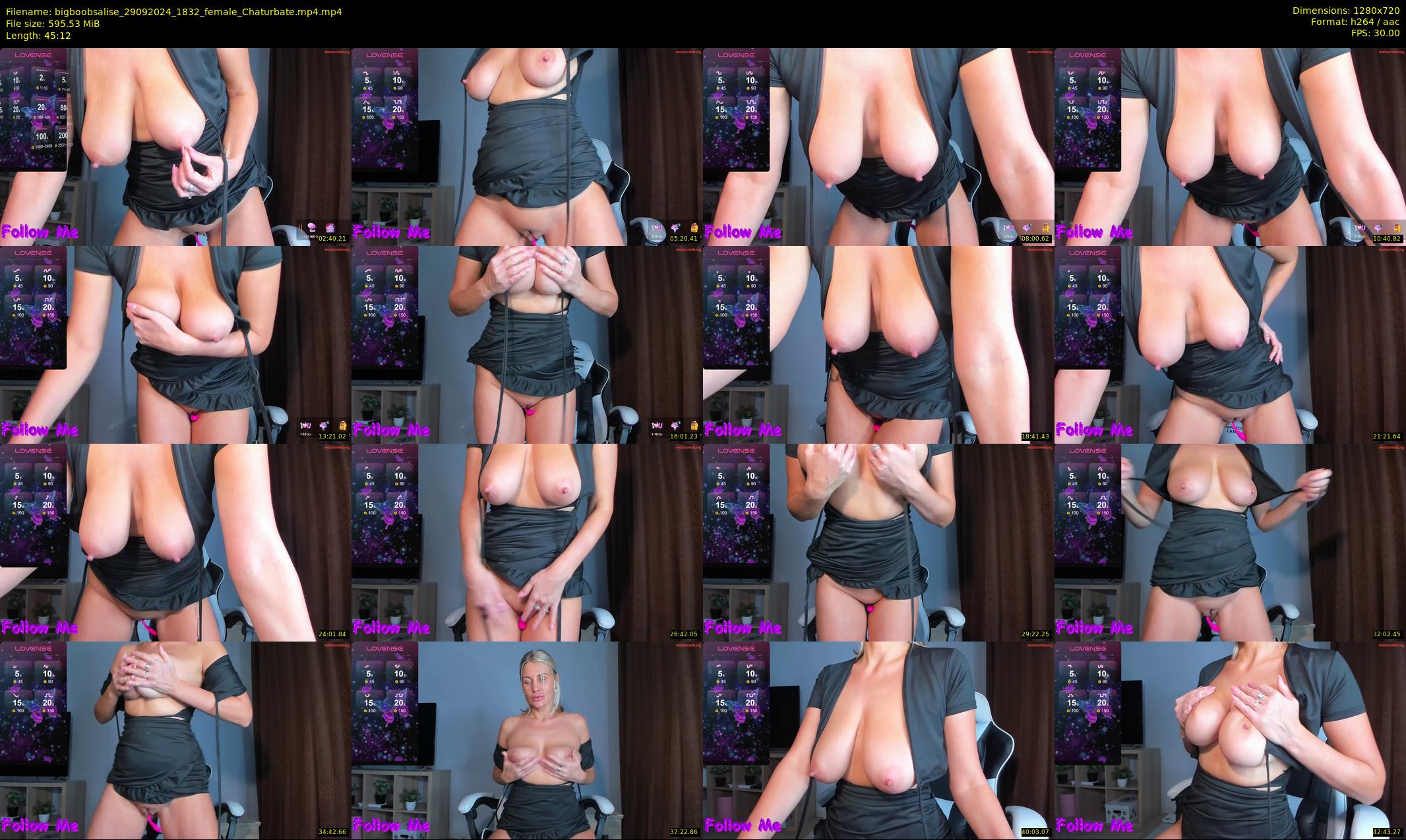 bigboobsalise — 46 minute Chaturbate female cam show recording, 720p, Sep 29, 2024