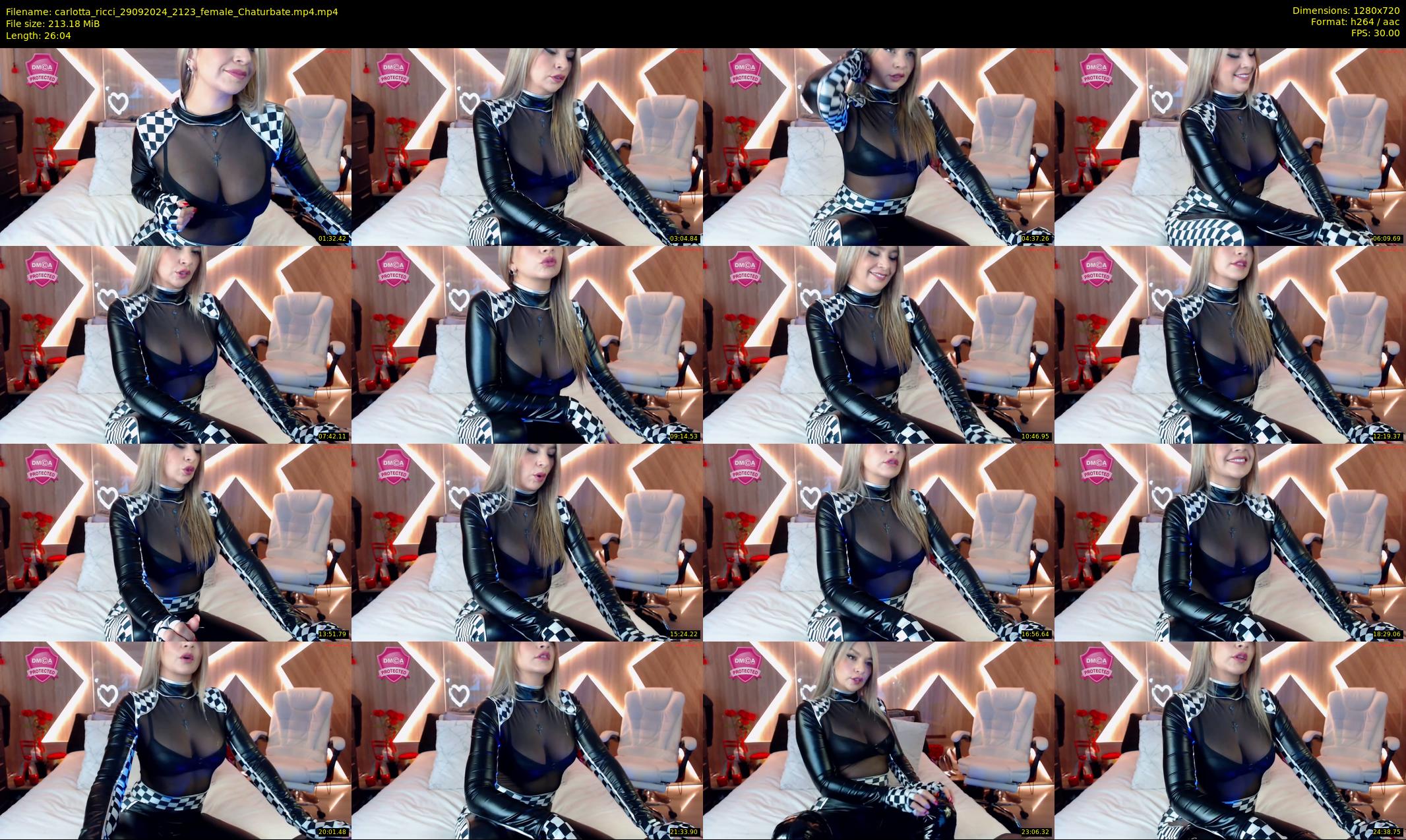 carlotta_ricci — 27 minute Chaturbate female cam show recording, 720p, Sep 29, 2024