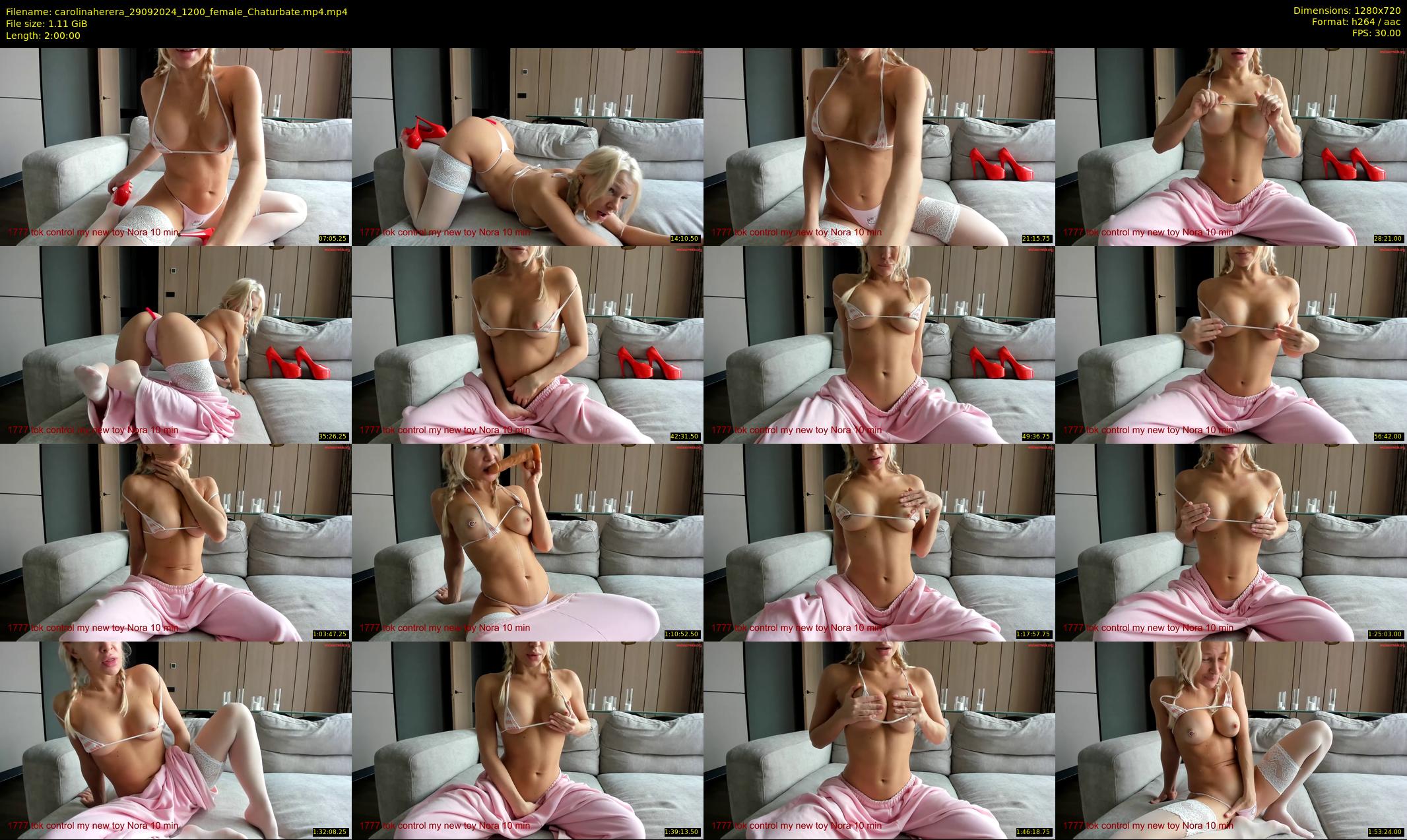 carolinaherera — 120 minute Chaturbate female cam show recording, 720p, Sep 29, 2024