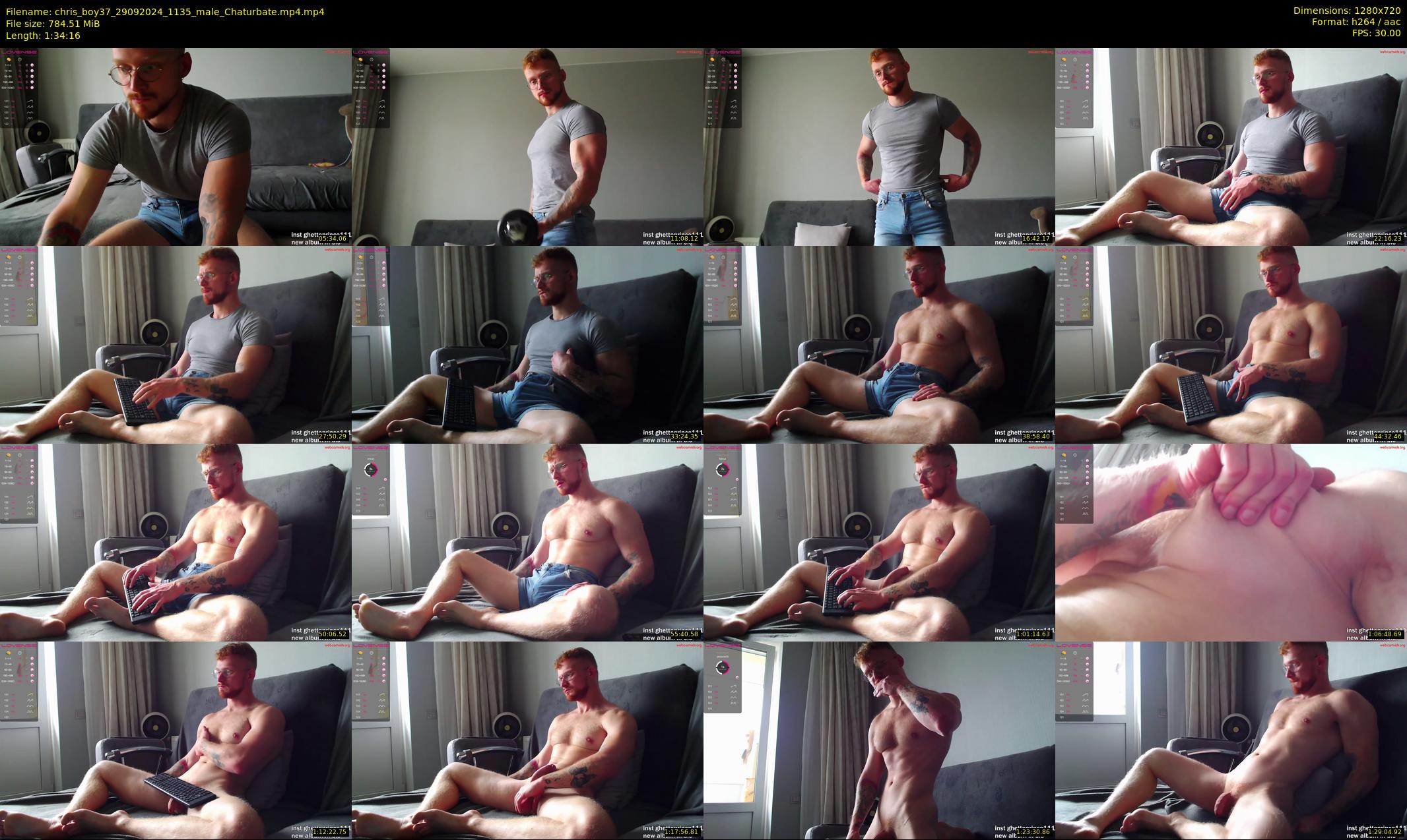 chris_boy37 — 95 minute Chaturbate male cam show recording, 720p, Sep 29, 2024