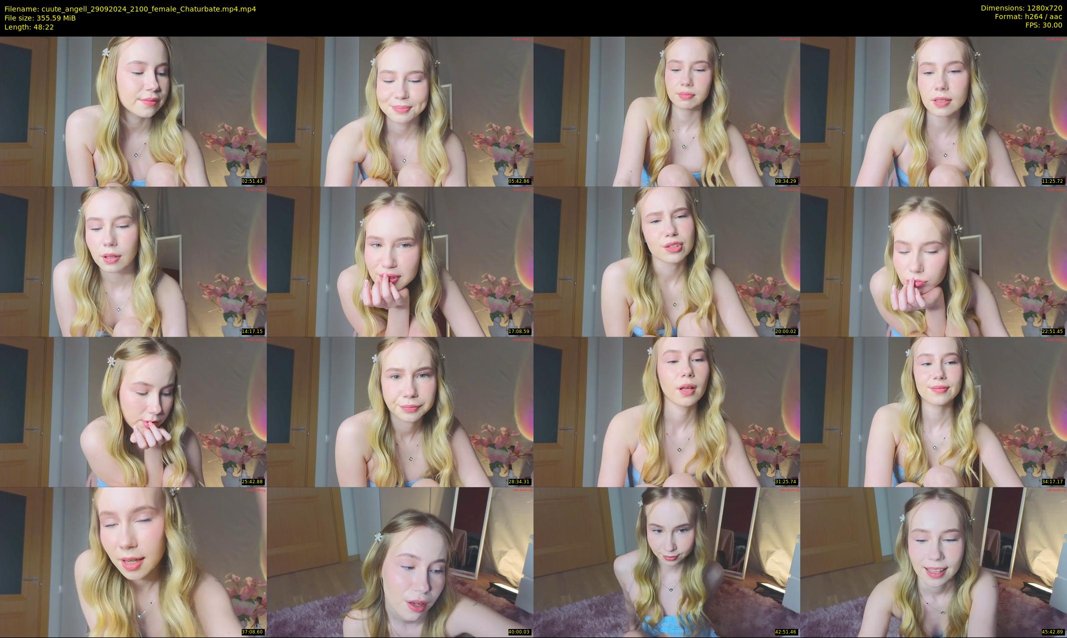 cuute_angell — 49 minute Chaturbate female cam show recording, 720p, Sep 29, 2024