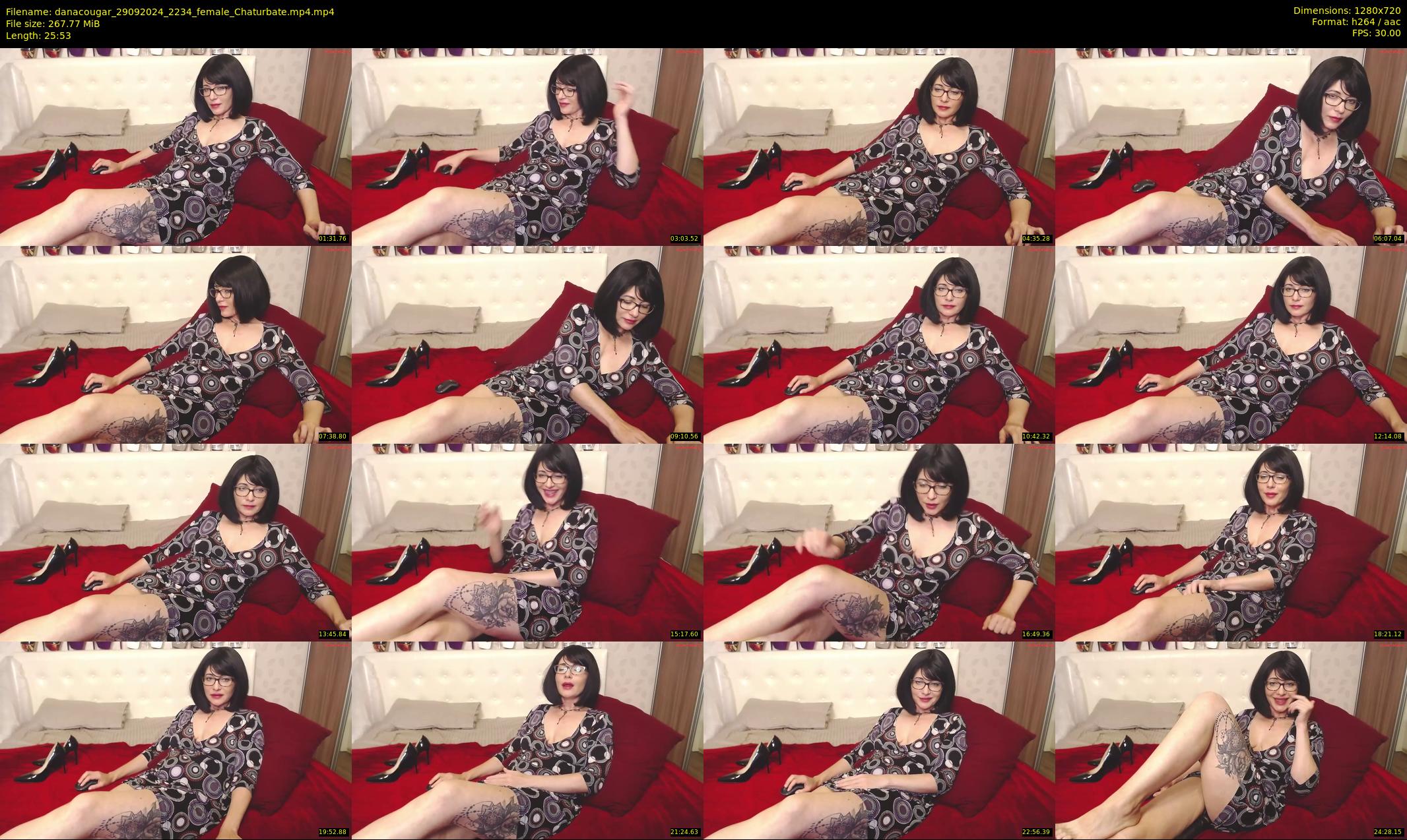danacougar — 26 minute Chaturbate female cam show recording, 720p, Sep 29, 2024