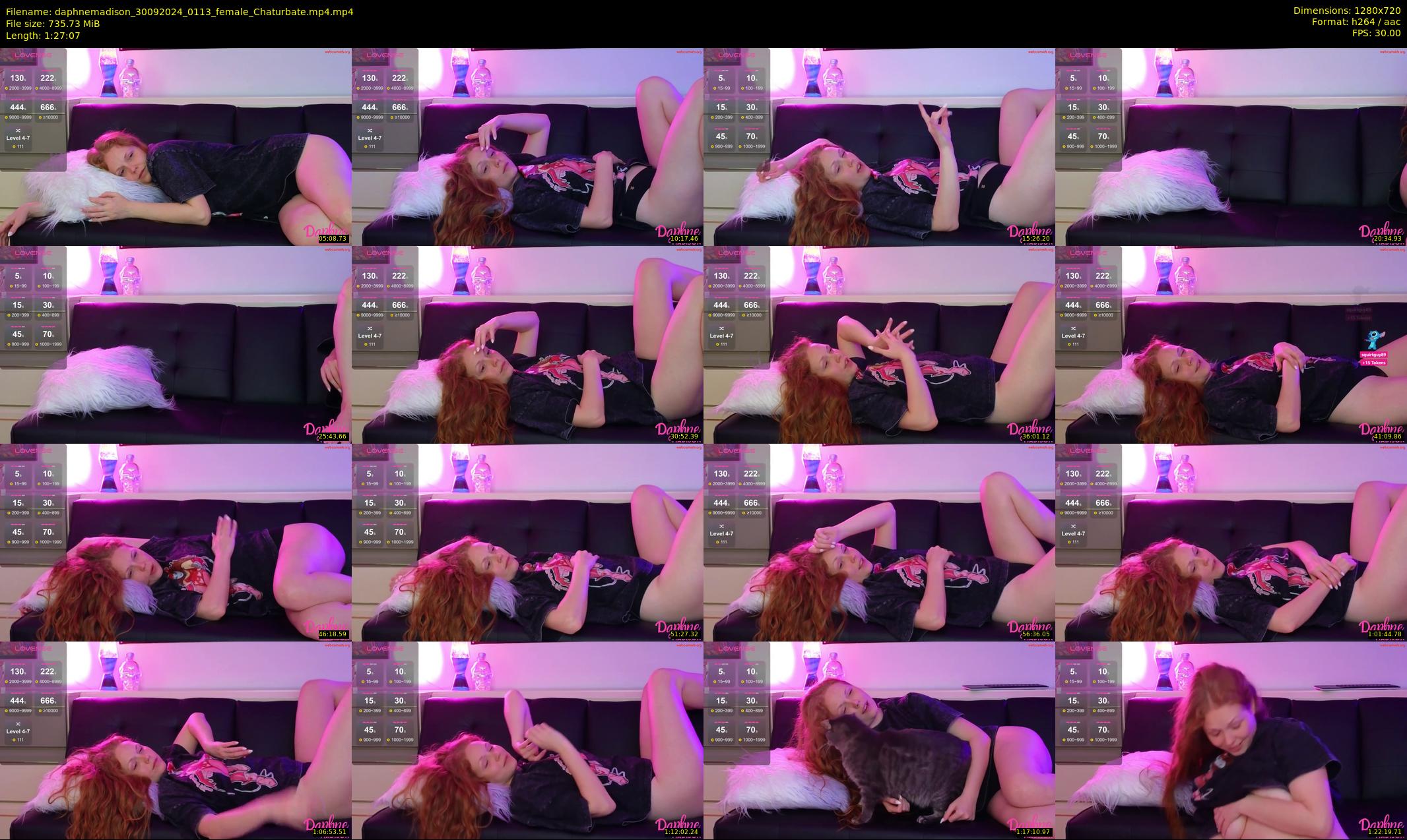 daphnemadison — 88 minute Chaturbate couple cam show recording, 720p, Sep 30, 2024