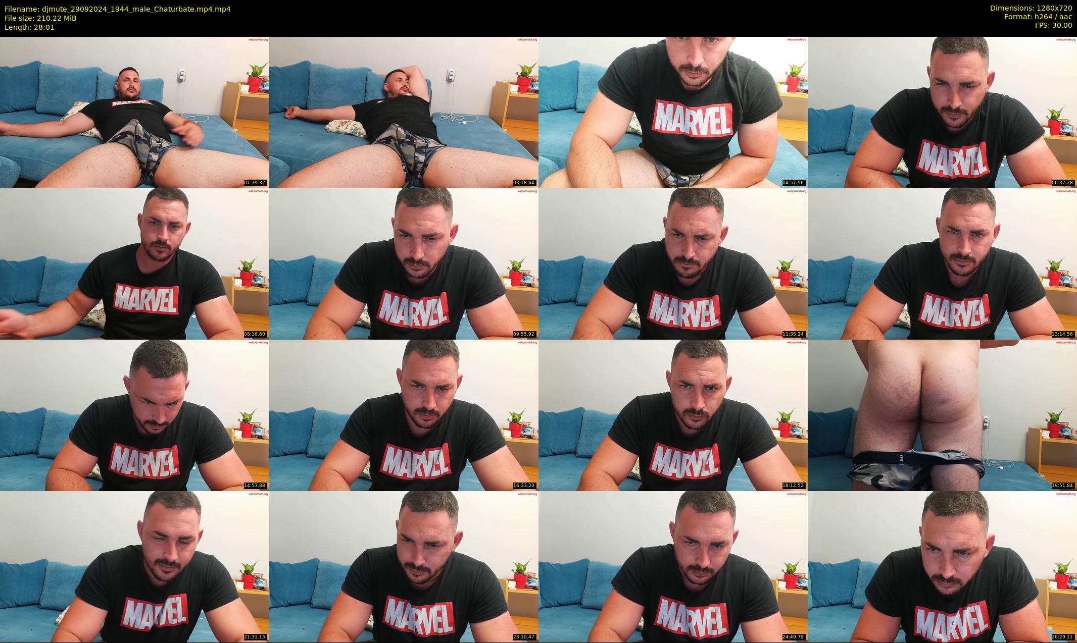 djmute — 29 minute Chaturbate male cam show recording, 720p, Sep 29, 2024