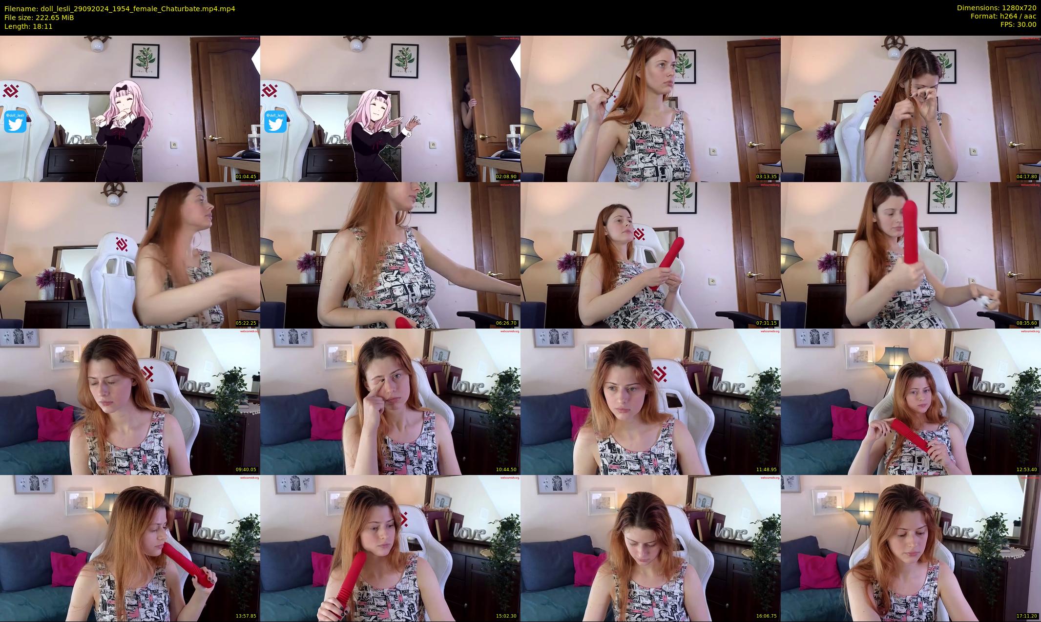 doll_lesli — 19 minute Chaturbate female cam show recording, 720p, Sep 29, 2024