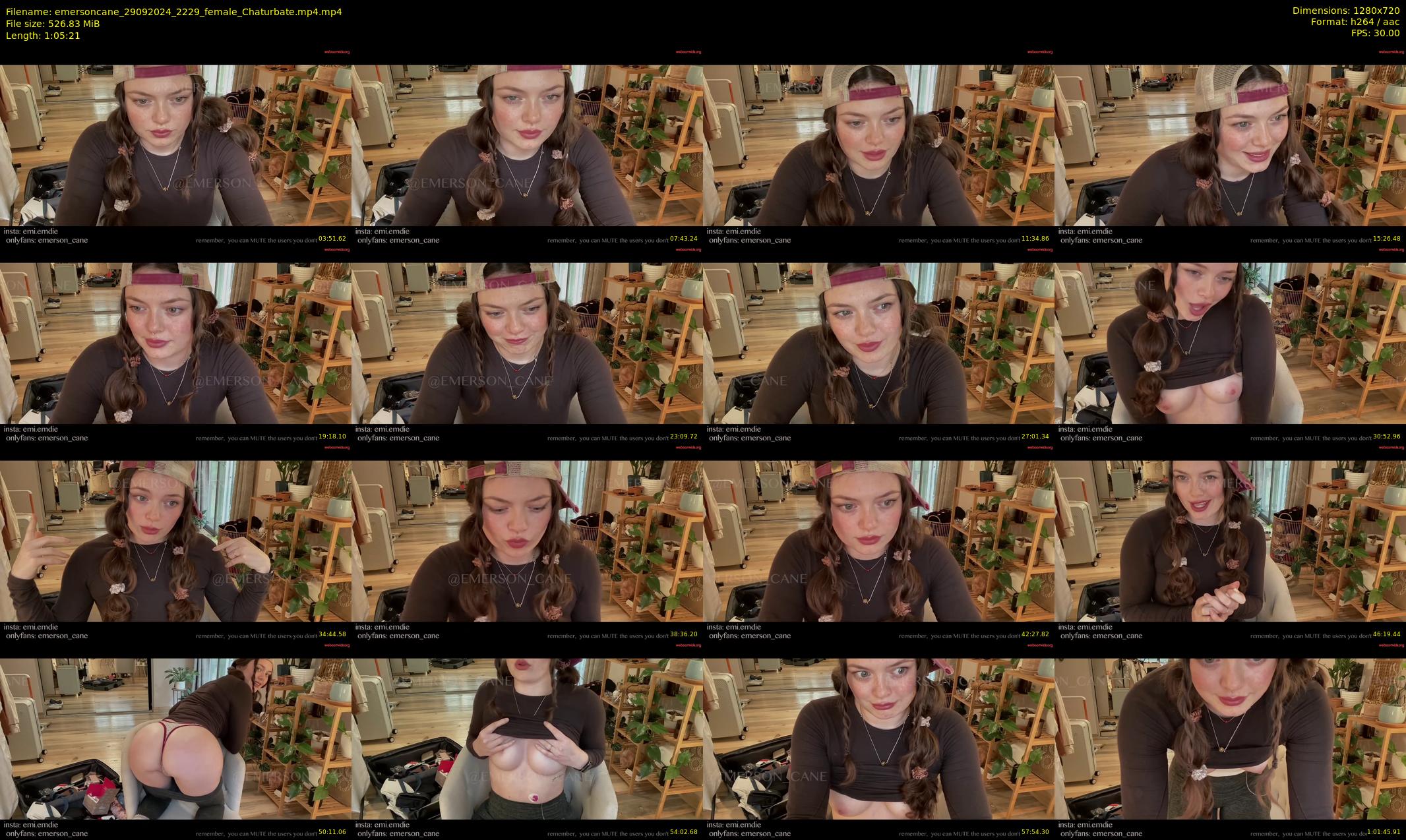 emersoncane — 66 minute Chaturbate female cam show recording, 720p, Sep 29, 2024