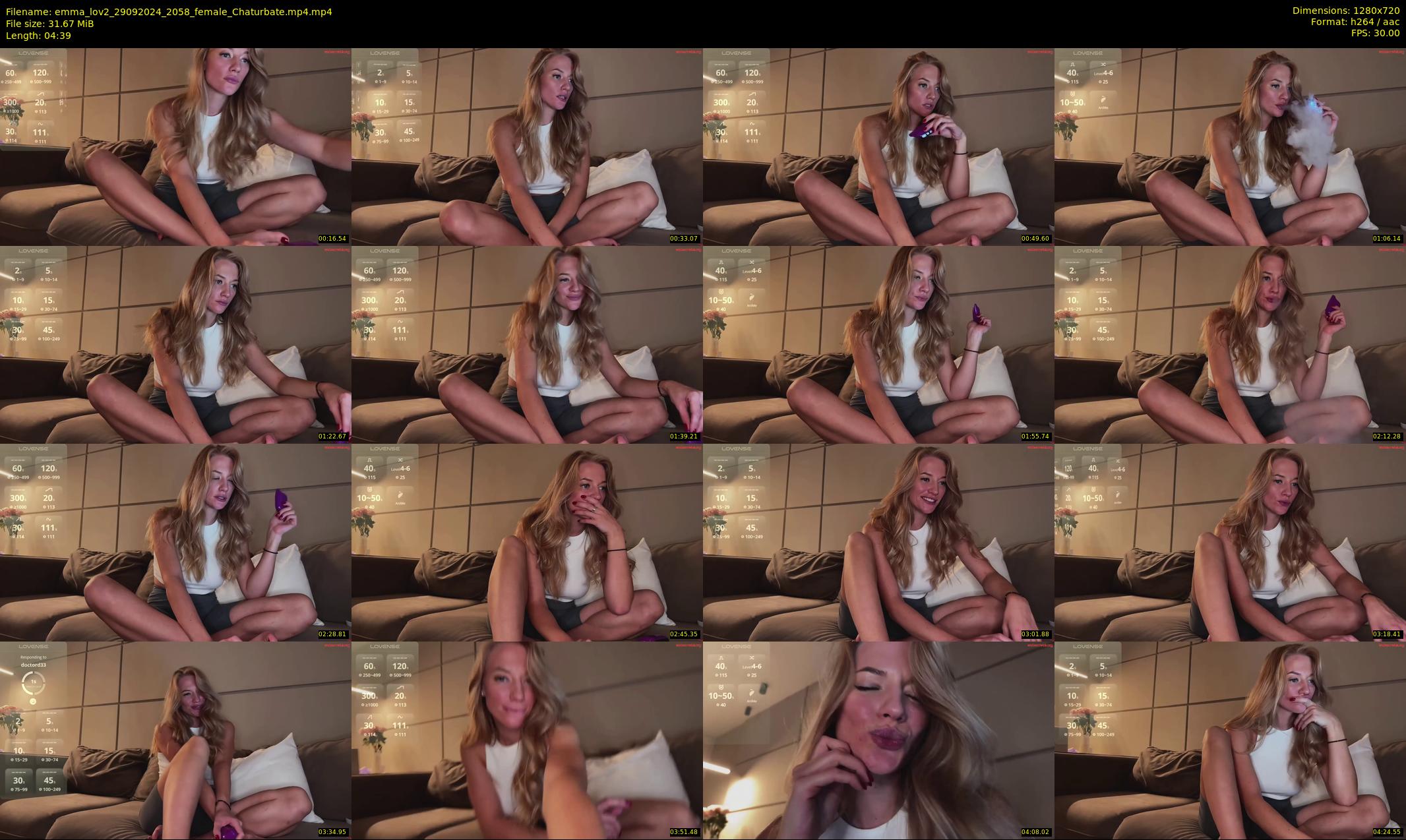 emma_lov2 — 5 minute Chaturbate female cam show recording, 720p, Sep 29, 2024