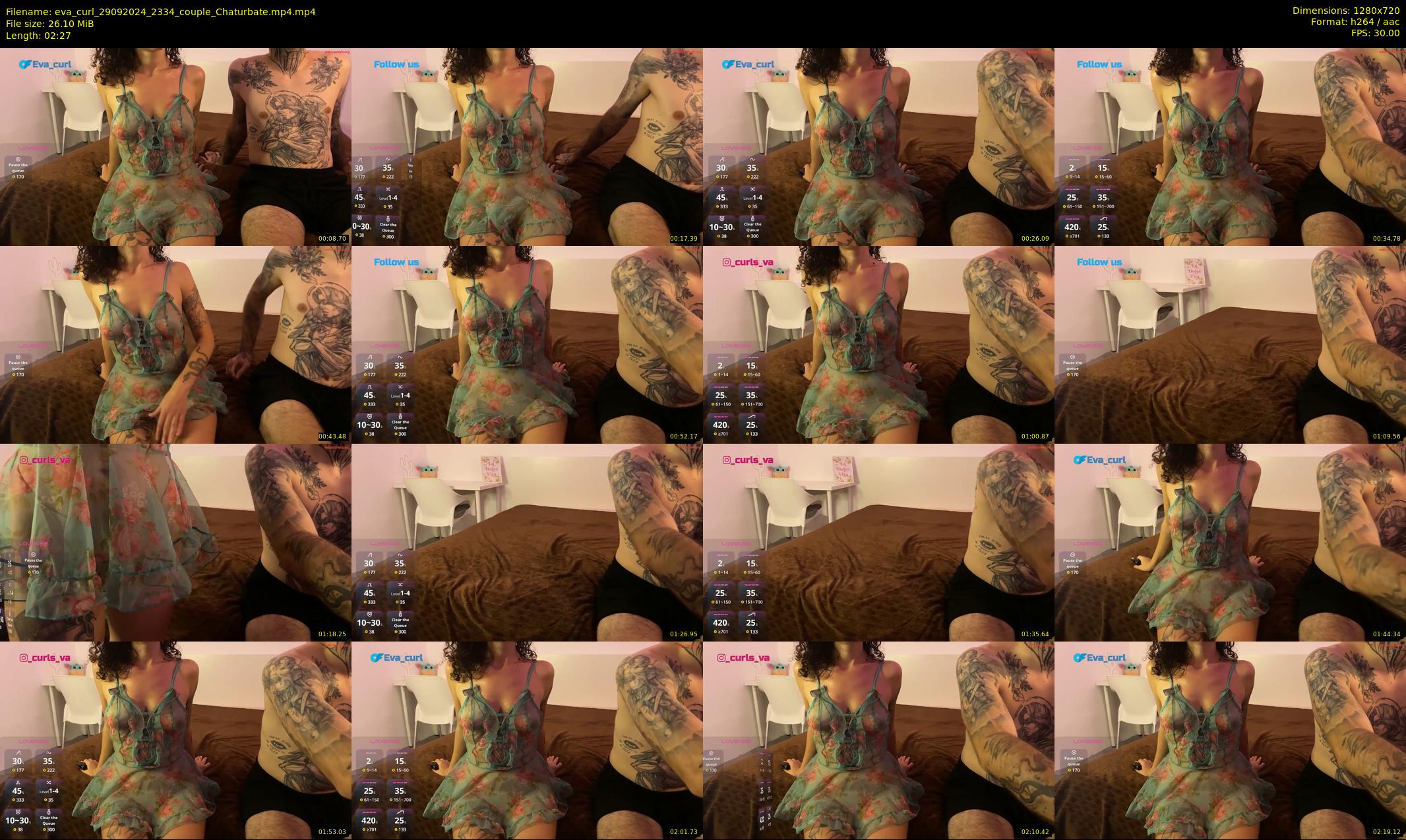 eva_curl — 3 minute Chaturbate couple cam show recording, 720p, Sep 29, 2024