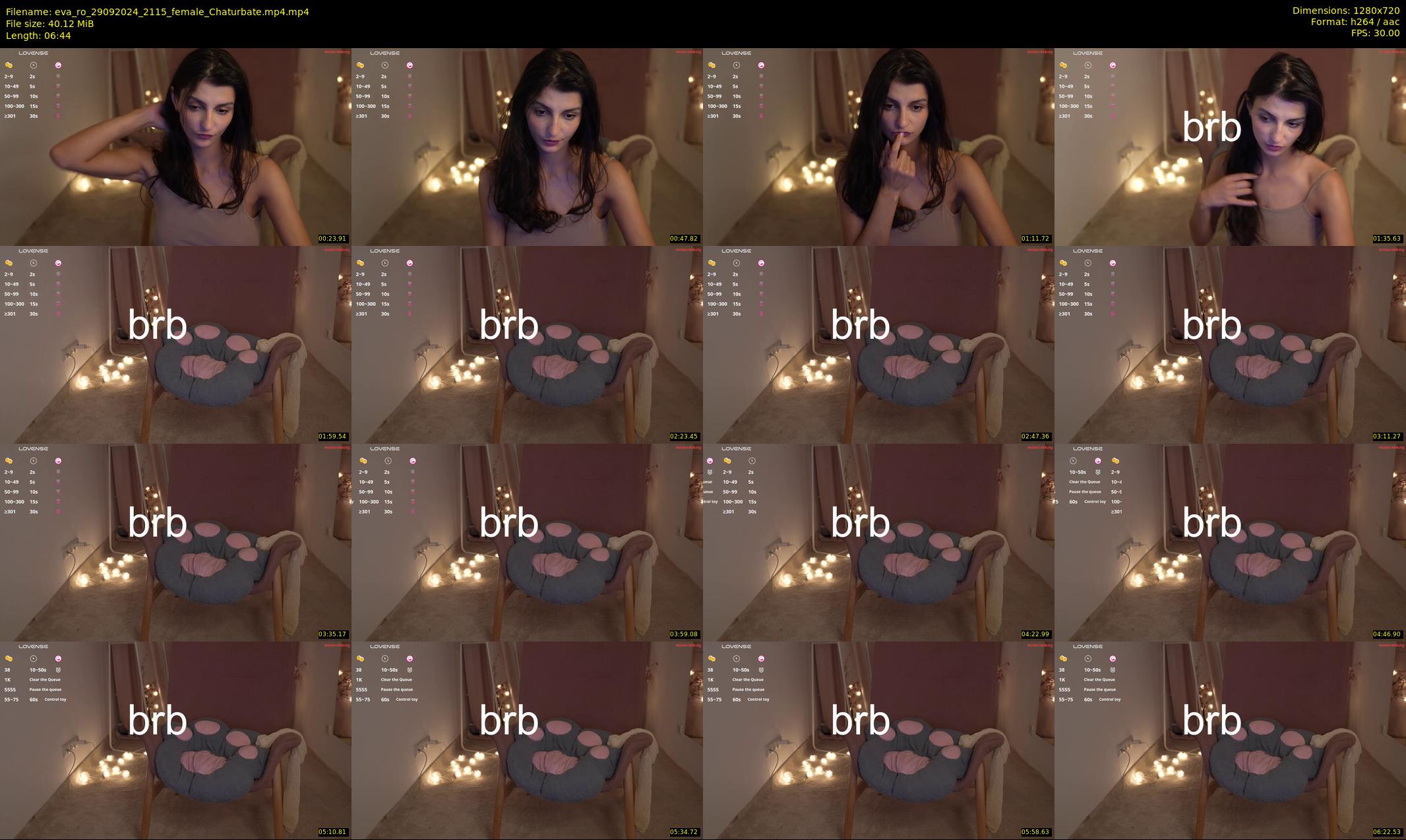eva_ro — 7 minute Chaturbate female cam show recording, 720p, Sep 29, 2024