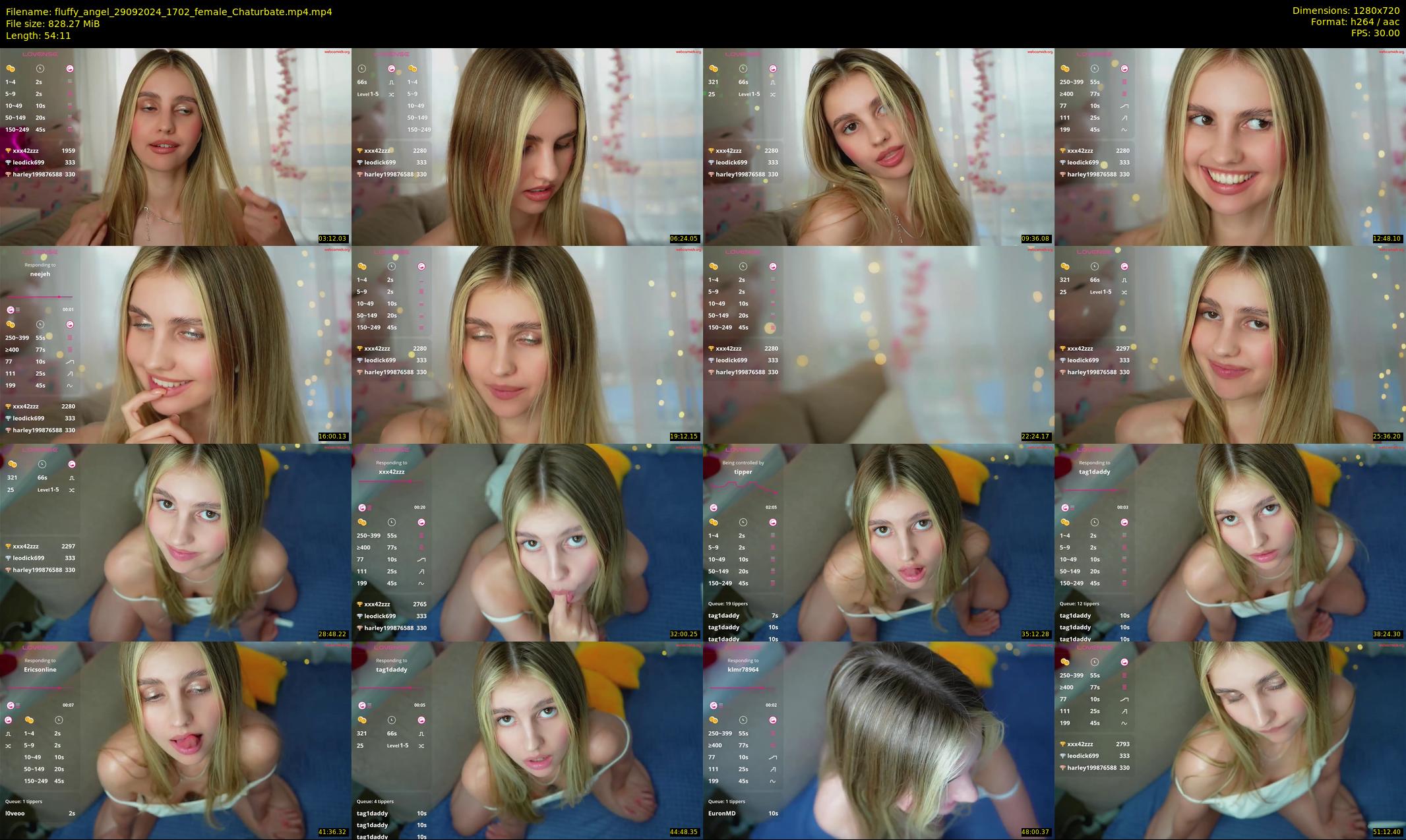 fluffy_angel — 55 minute Chaturbate female cam show recording, 720p, Sep 29, 2024