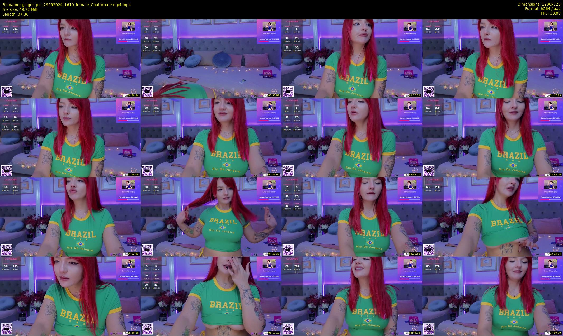 ginger_pie — 8 minute Chaturbate female cam show recording, 720p, Sep 29, 2024