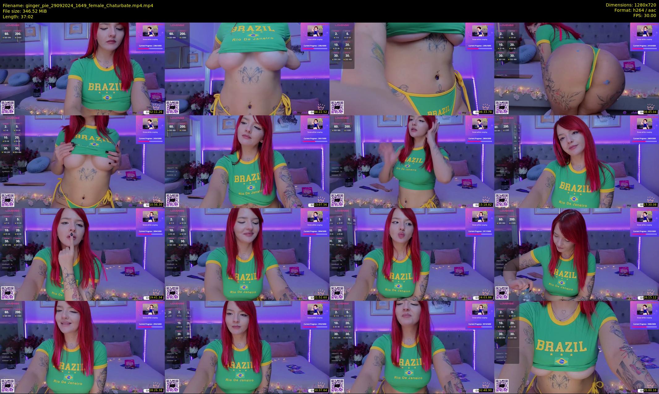 ginger_pie — 38 minute Chaturbate female cam show recording, 720p, Sep 29, 2024