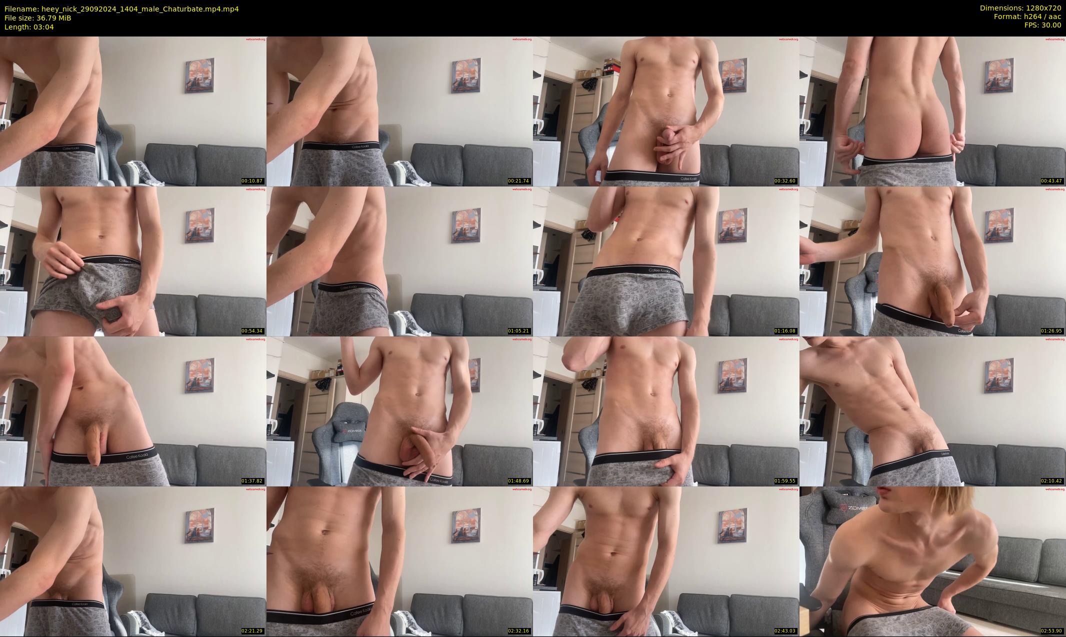 heey_nick — 4 minute Chaturbate male cam show recording, 720p, Sep 29, 2024