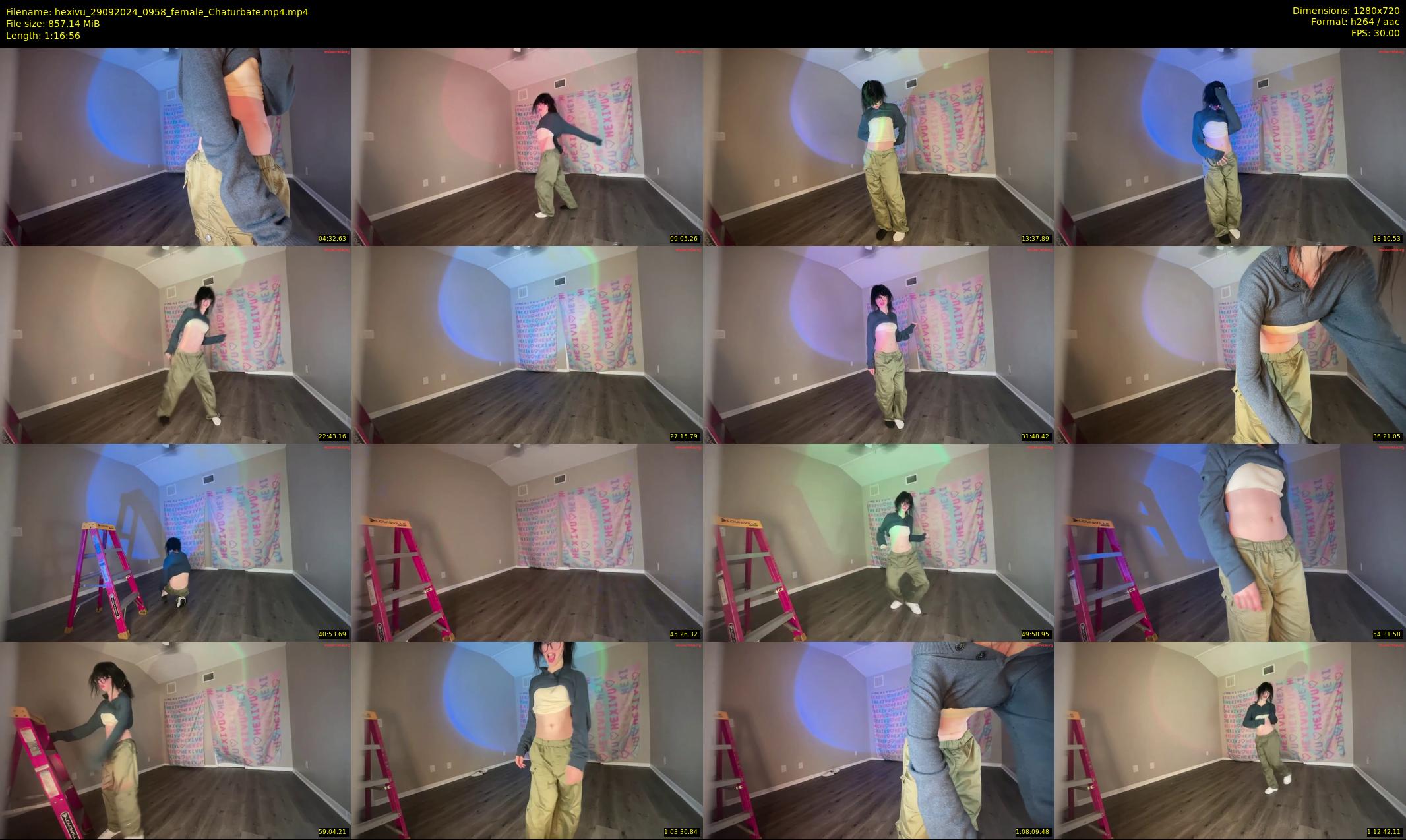 hexivu — 77 minute Chaturbate female cam show recording, 720p, Sep 29, 2024