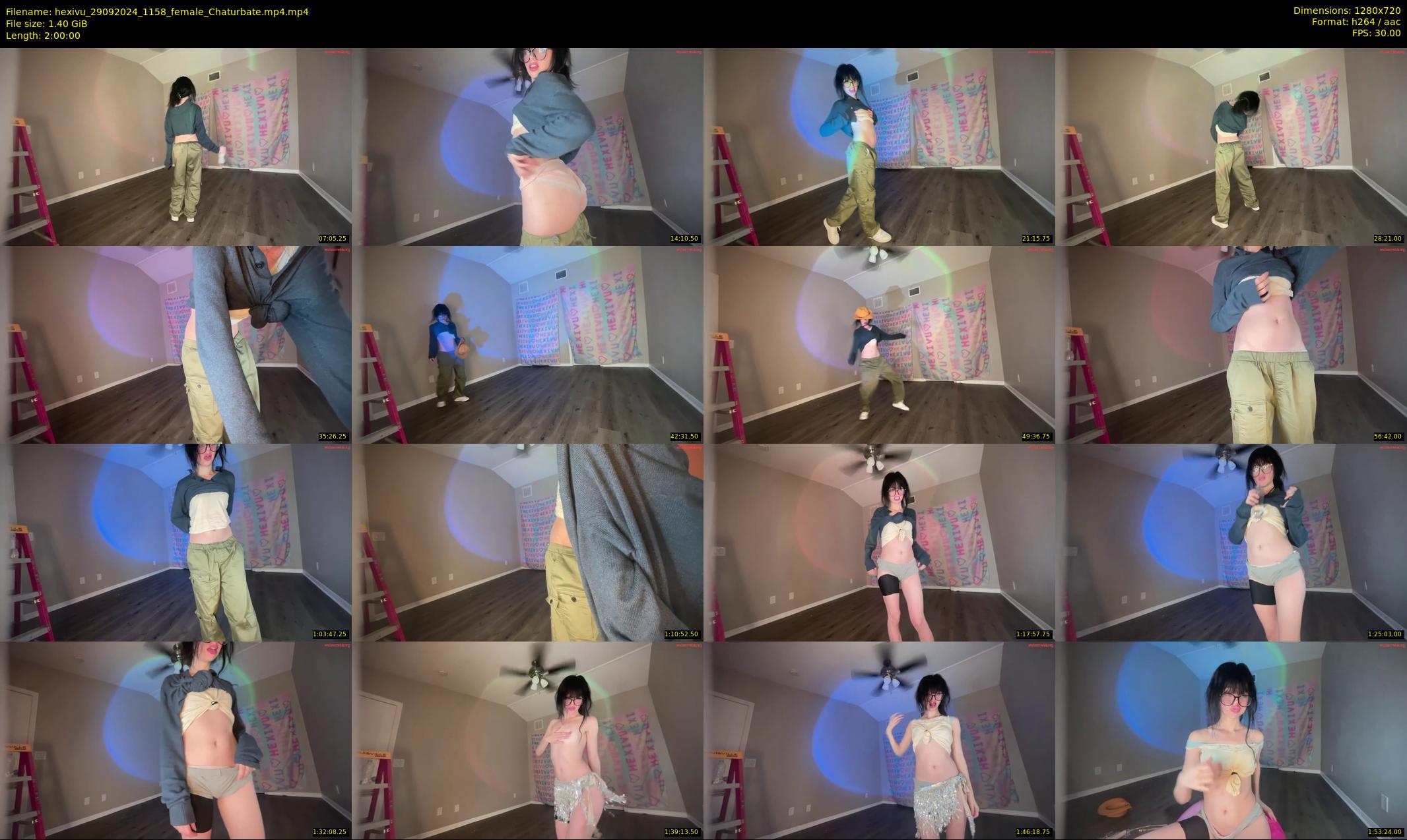 hexivu — 120 minute Chaturbate female cam show recording, 720p, Sep 29, 2024