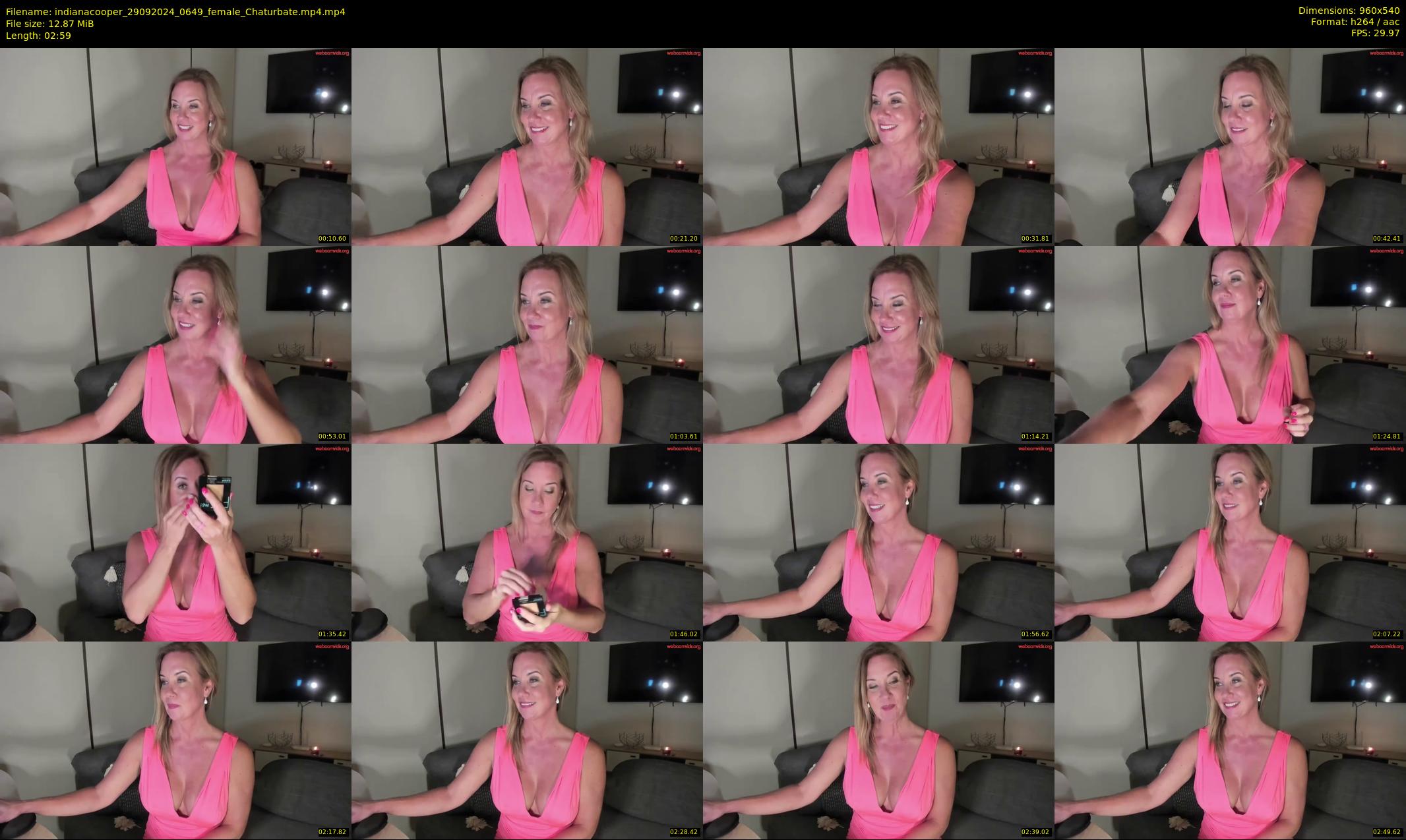 indianacooper — 3 minute Chaturbate female cam show recording, 480p, Sep 29, 2024