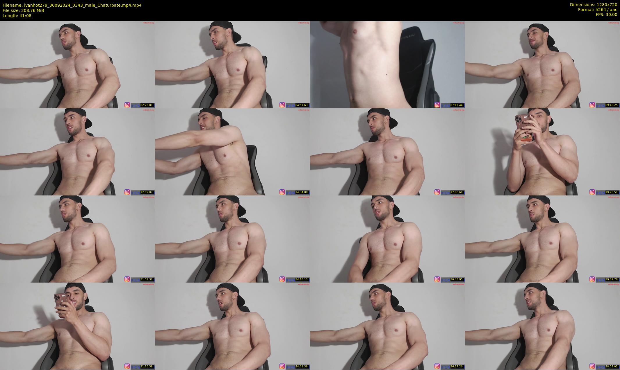 ivanhot279 — 42 minute Chaturbate male cam show recording, 720p, Sep 30, 2024