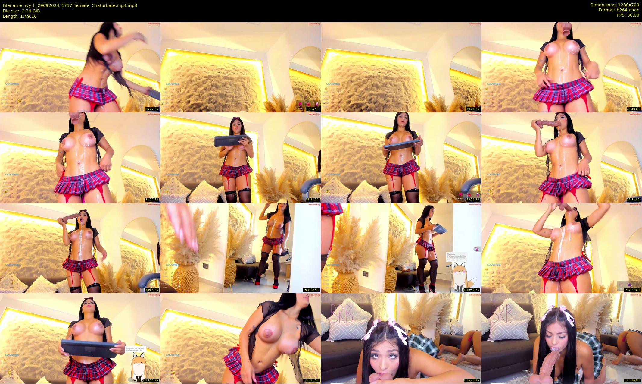 ivy_li — 110 minute Chaturbate female cam show recording, 720p, Sep 29, 2024