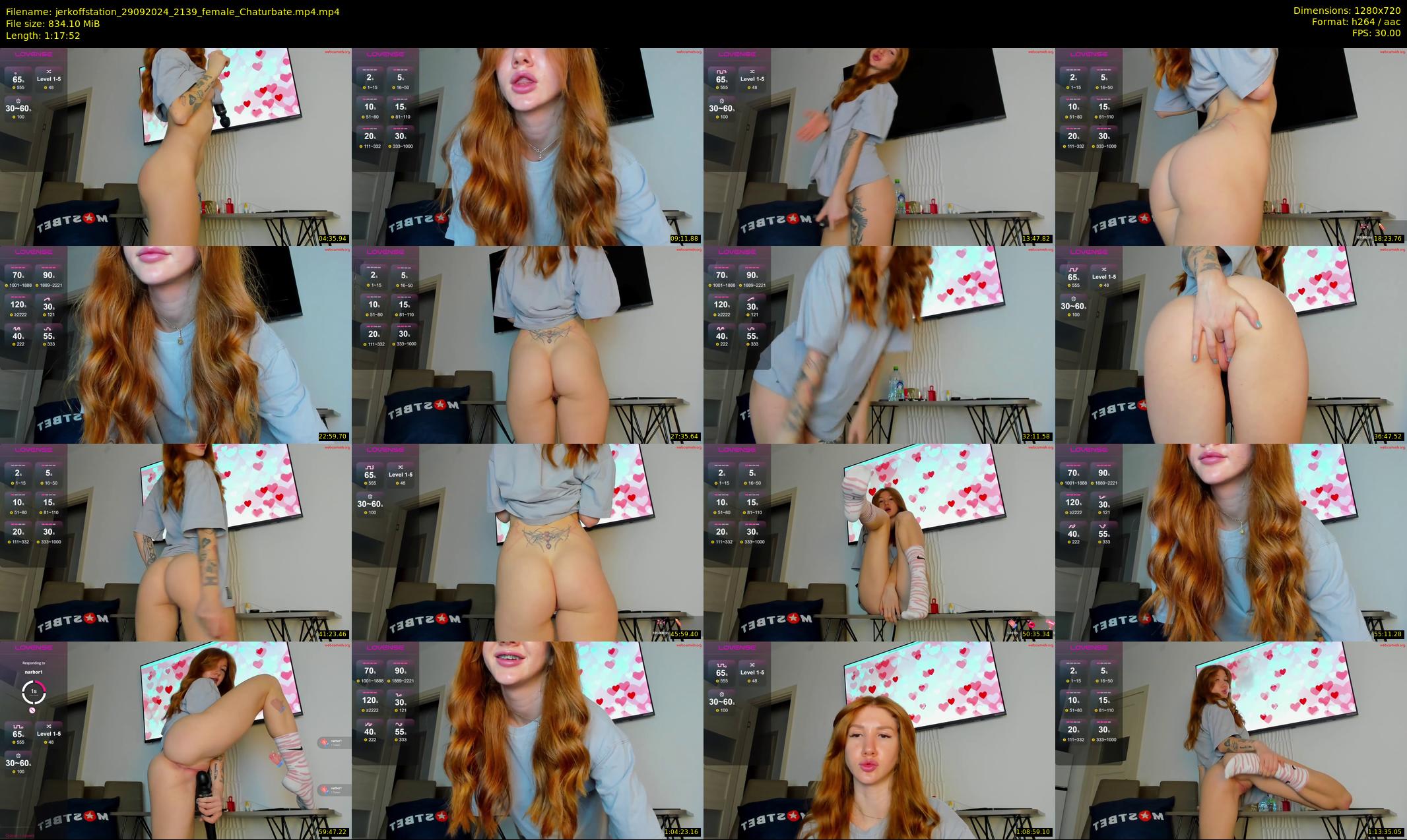 jerkoffstation — 78 minute Chaturbate couple cam show recording, 720p, Sep 29, 2024
