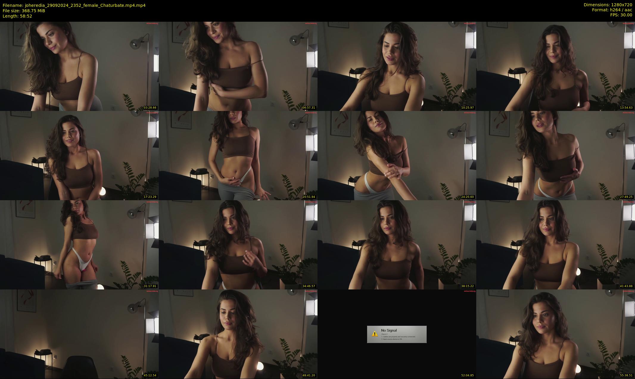 joheredia — 59 minute Chaturbate female cam show recording, 720p, Sep 29, 2024