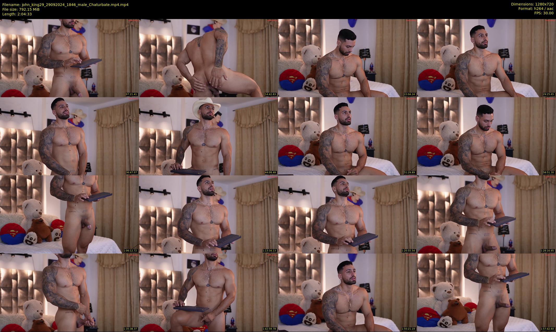 john_king29 — 125 minute Chaturbate male cam show recording, 720p, Sep 29, 2024